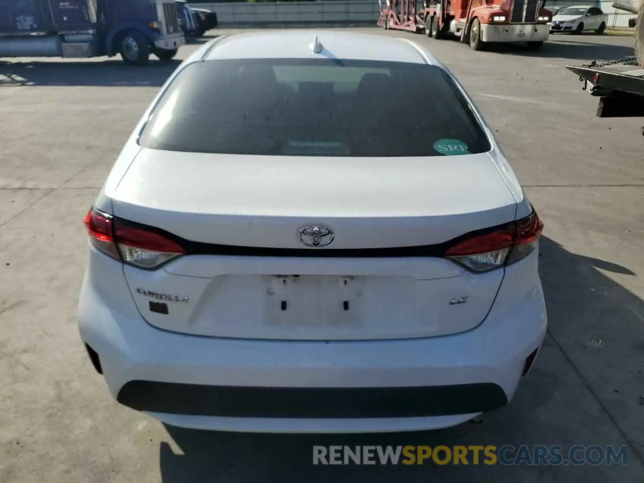 6 Photograph of a damaged car 5YFEPMAE9MP226441 TOYOTA COROLLA 2021
