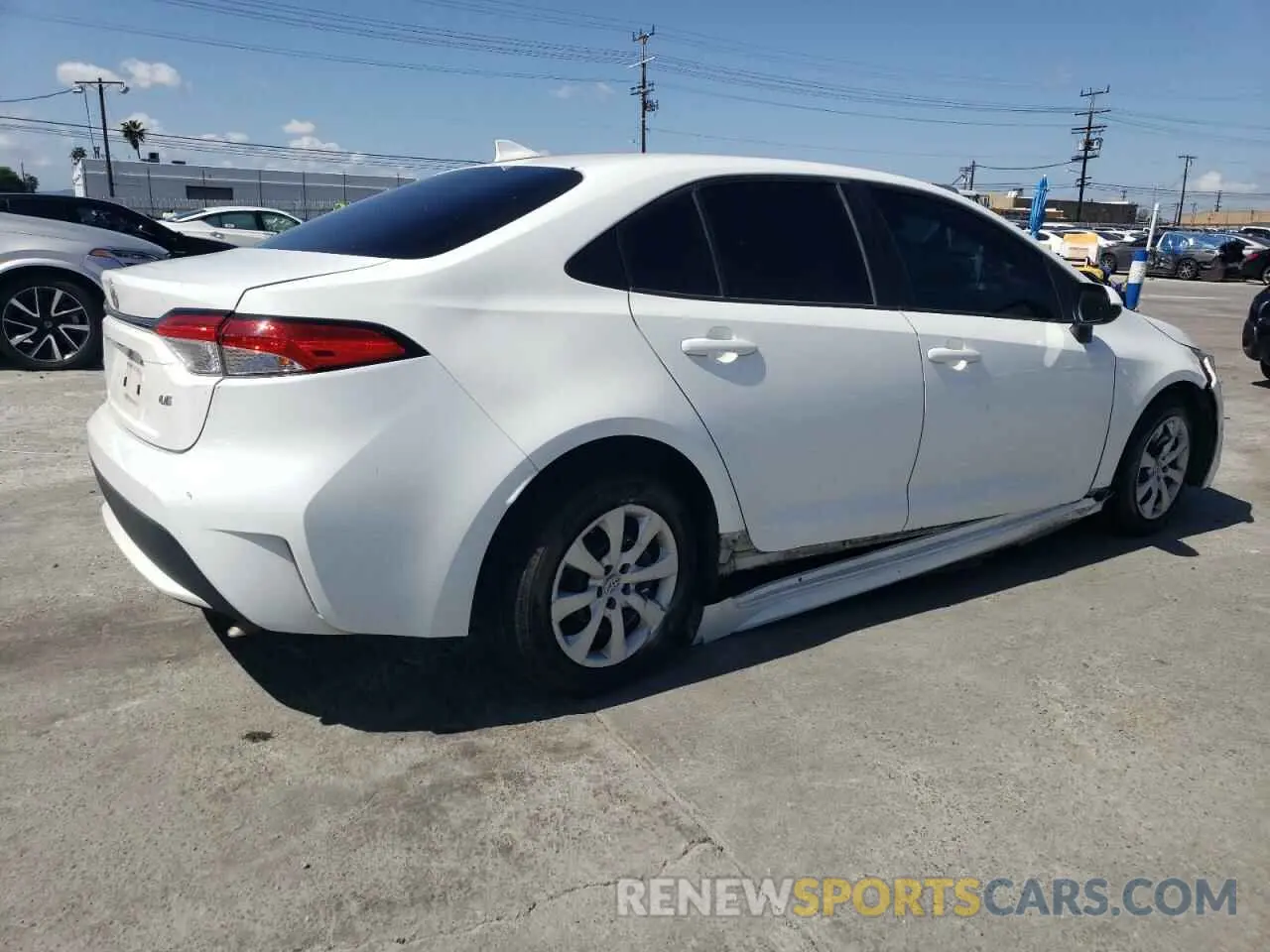 3 Фотография поврежденного автомобиля 5YFEPMAE9MP234605 TOYOTA COROLLA 2021