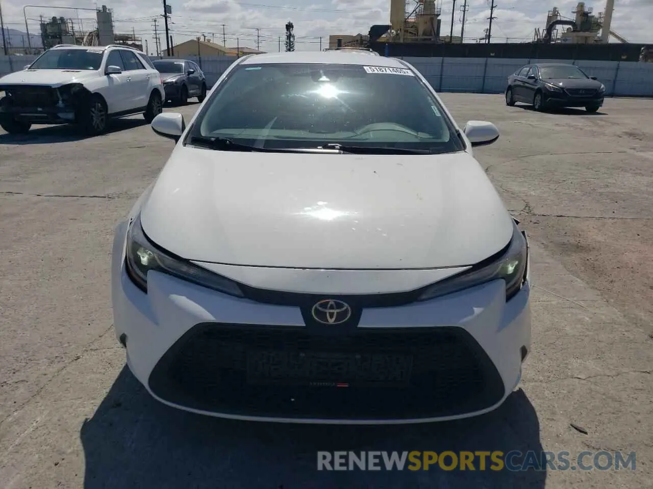5 Фотография поврежденного автомобиля 5YFEPMAE9MP234605 TOYOTA COROLLA 2021