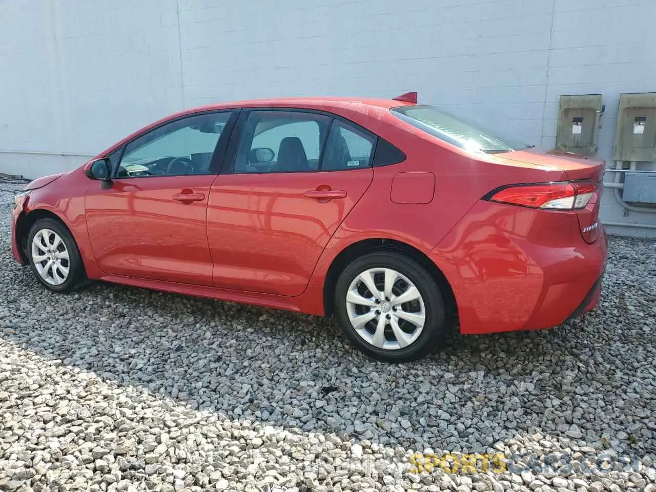 2 Photograph of a damaged car 5YFEPMAE9MP240095 TOYOTA COROLLA 2021