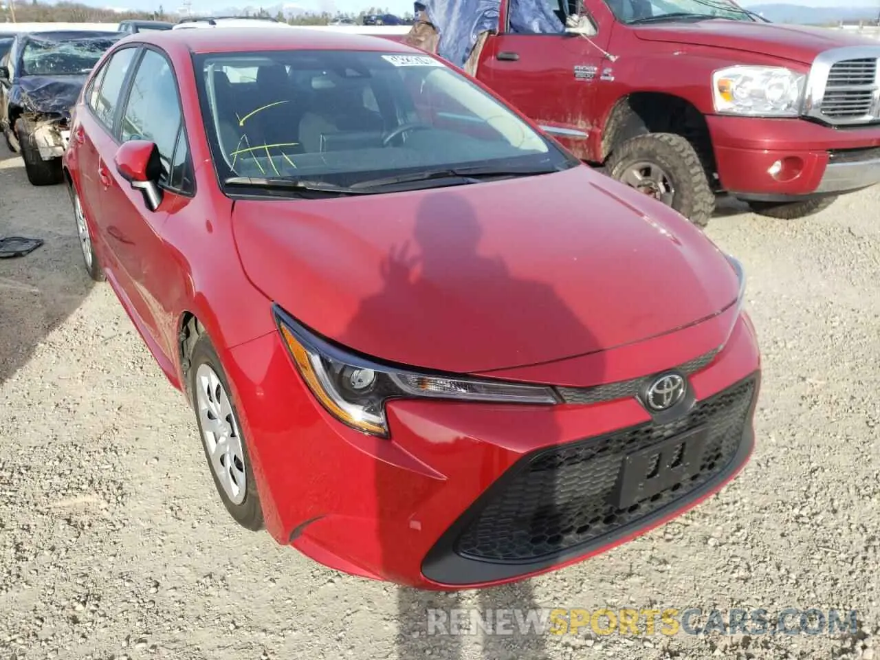 1 Photograph of a damaged car 5YFEPMAE9MP266034 TOYOTA COROLLA 2021