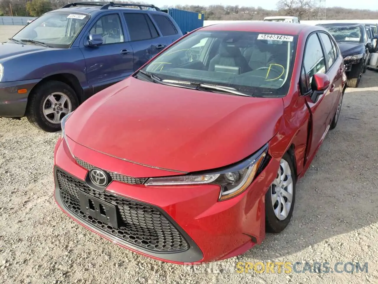 2 Photograph of a damaged car 5YFEPMAE9MP266034 TOYOTA COROLLA 2021