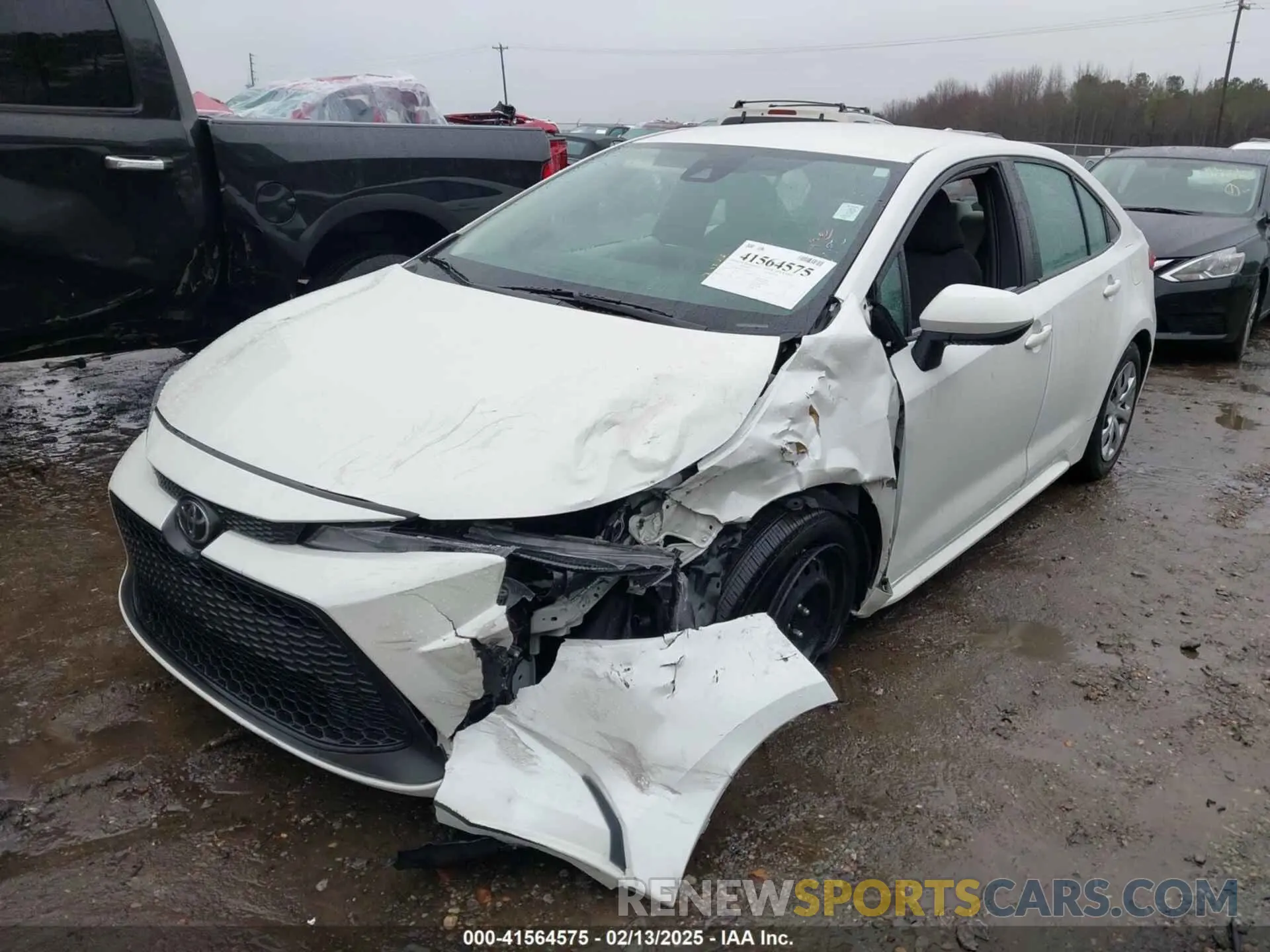 2 Photograph of a damaged car 5YFEPMAE9MP270195 TOYOTA COROLLA 2021