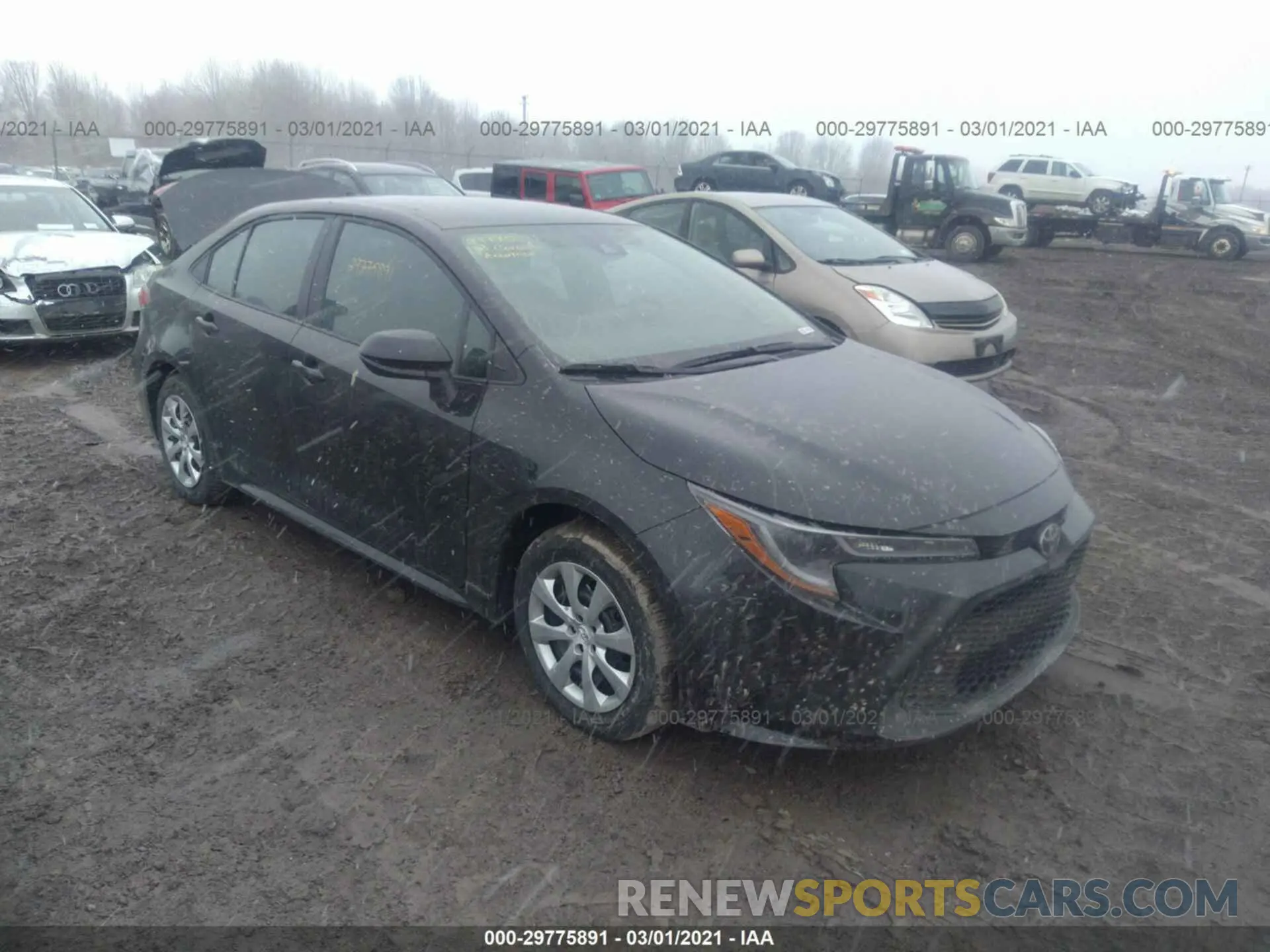 1 Photograph of a damaged car 5YFEPMAEXMP165813 TOYOTA COROLLA 2021