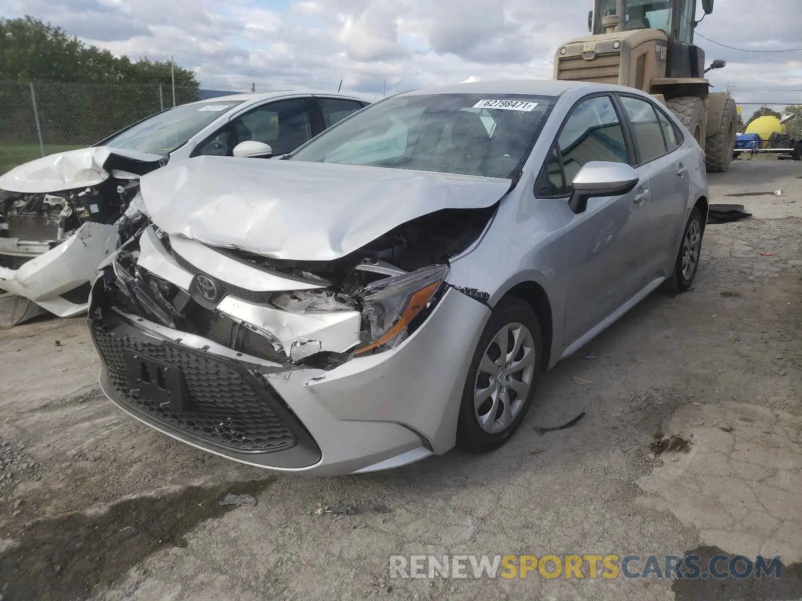 2 Photograph of a damaged car 5YFEPMAEXMP178948 TOYOTA COROLLA 2021