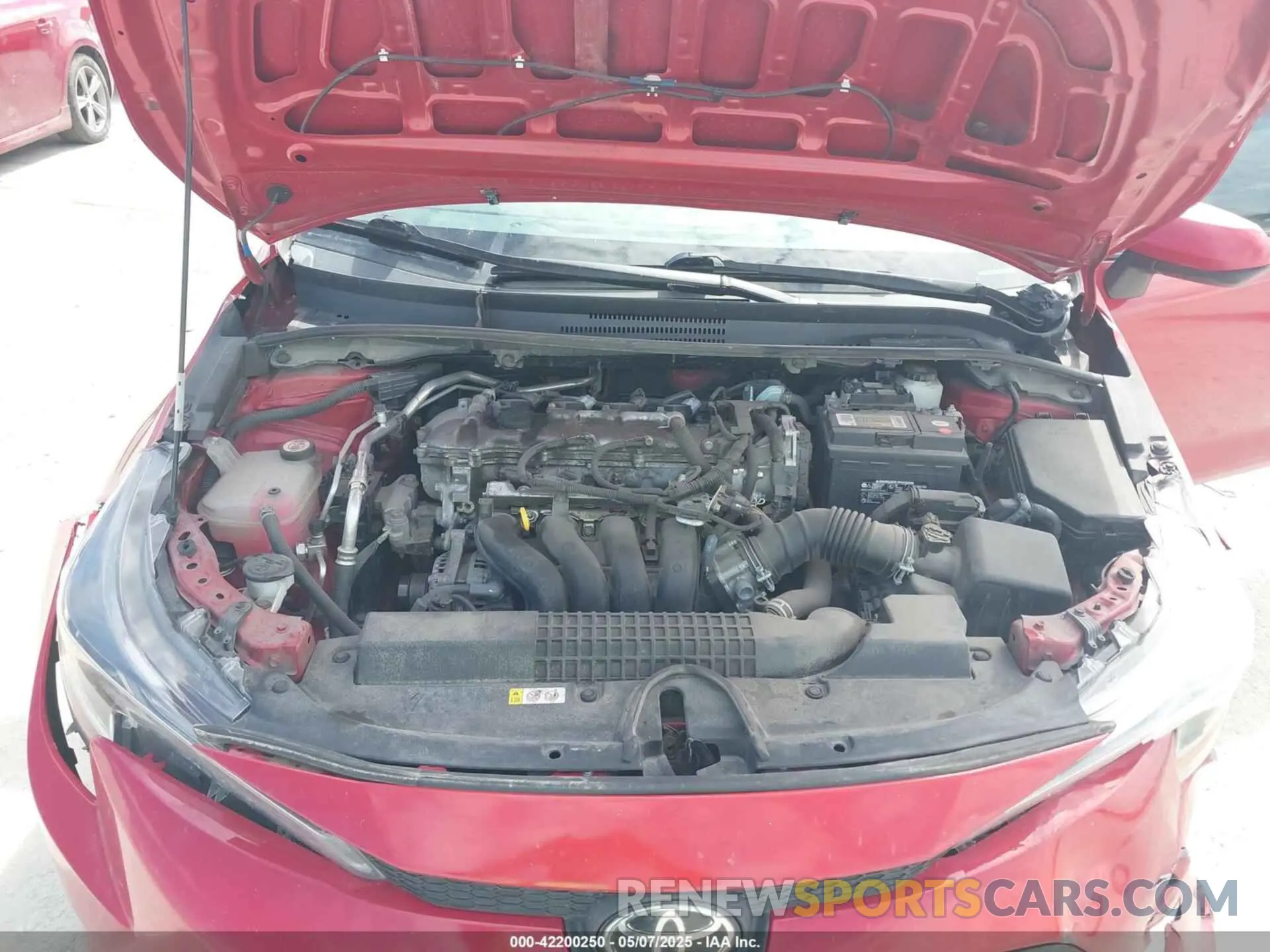 10 Фотография поврежденного автомобиля 5YFEPMAEXMP180425 TOYOTA COROLLA 2021