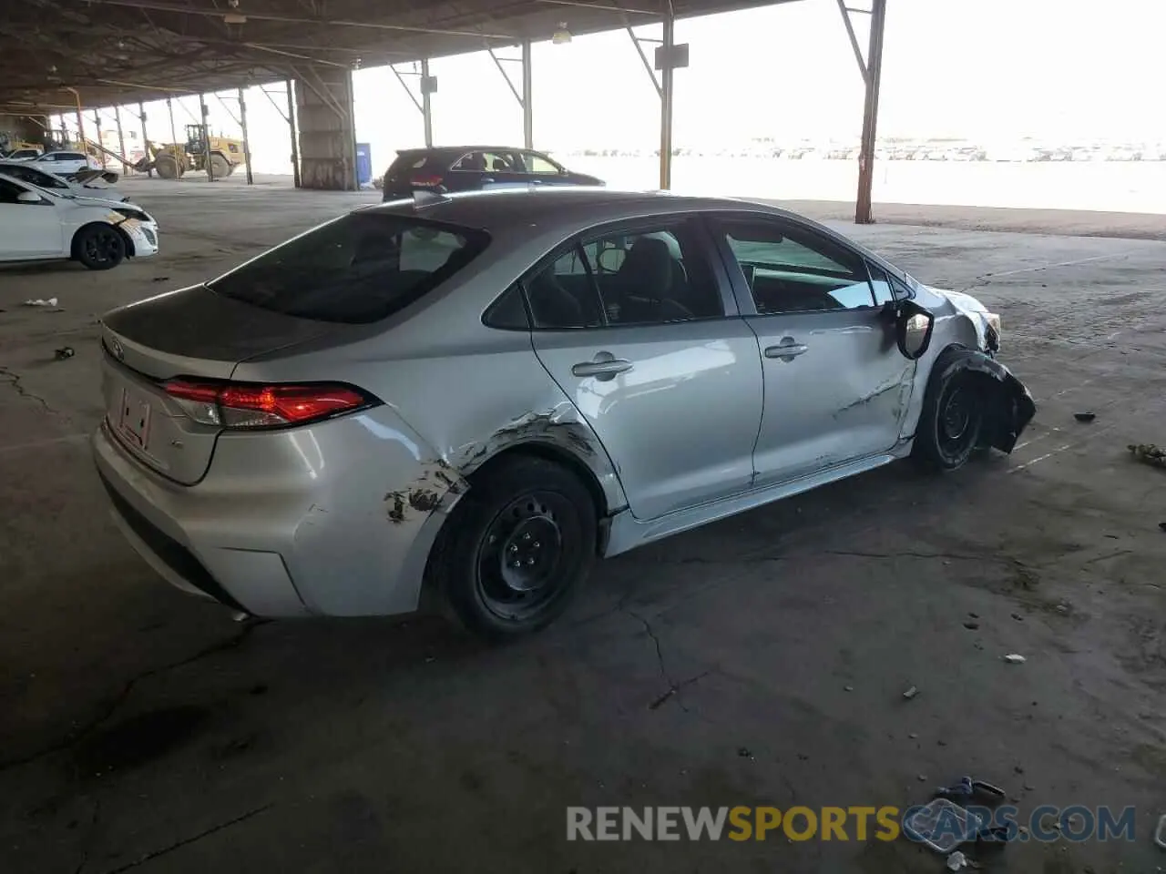 3 Photograph of a damaged car 5YFEPMAEXMP188623 TOYOTA COROLLA 2021