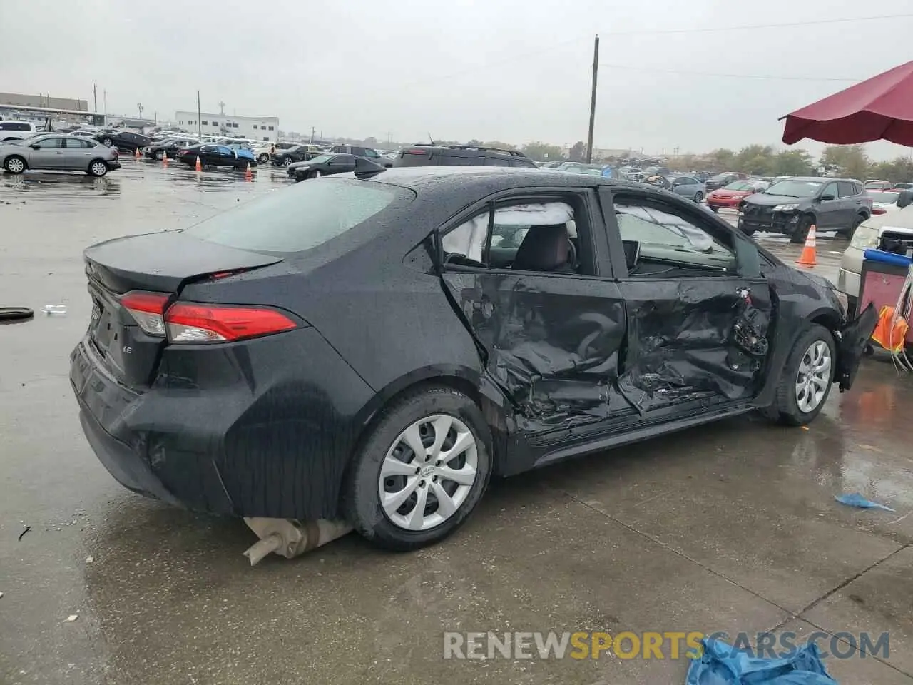 3 Фотография поврежденного автомобиля 5YFEPMAEXMP192784 TOYOTA COROLLA 2021