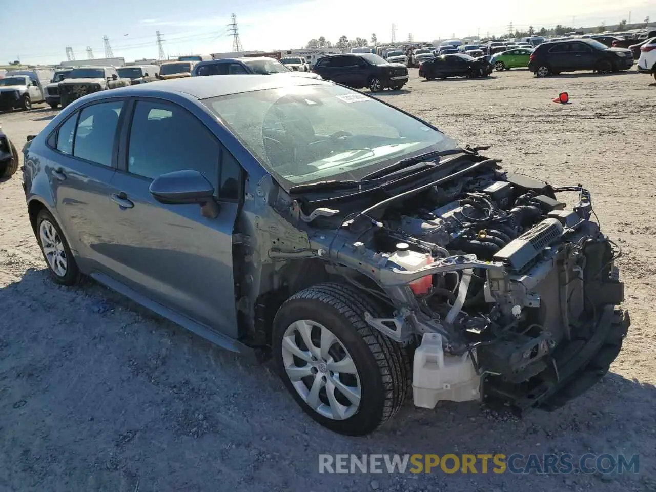 4 Фотография поврежденного автомобиля 5YFEPMAEXMP205985 TOYOTA COROLLA 2021