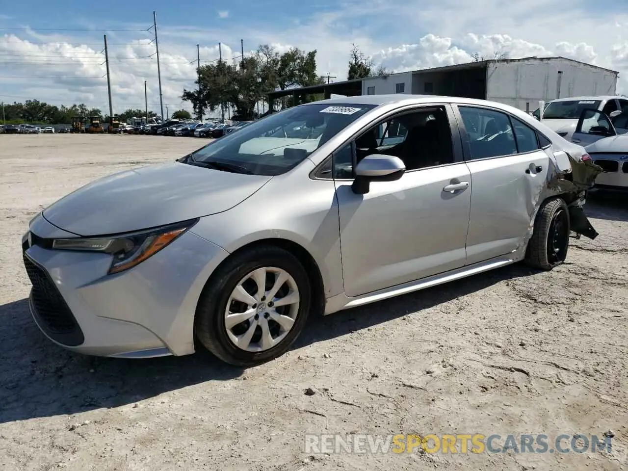 1 Photograph of a damaged car 5YFEPMAEXMP215836 TOYOTA COROLLA 2021