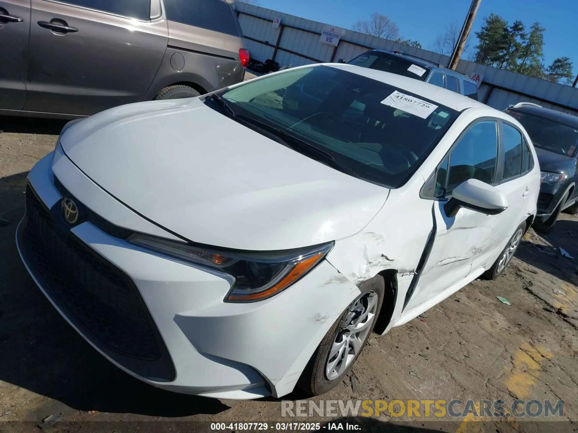 2 Фотография поврежденного автомобиля 5YFEPMAEXMP218008 TOYOTA COROLLA 2021