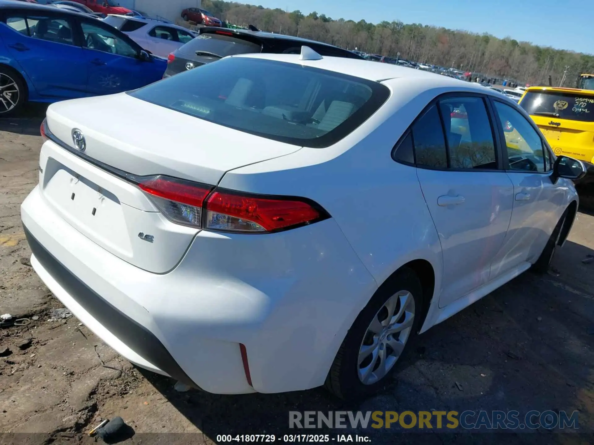 4 Фотография поврежденного автомобиля 5YFEPMAEXMP218008 TOYOTA COROLLA 2021