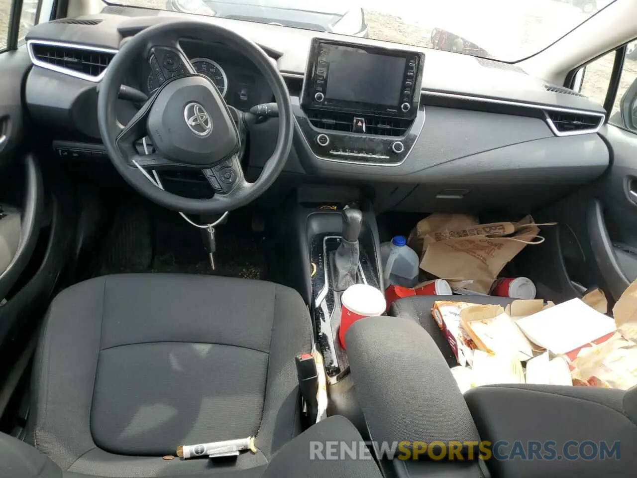 8 Photograph of a damaged car 5YFEPMAEXMP220387 TOYOTA COROLLA 2021