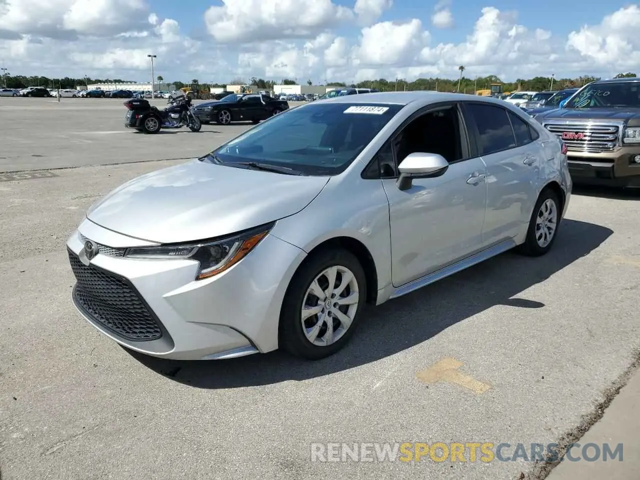 1 Фотография поврежденного автомобиля 5YFEPMAEXMP225038 TOYOTA COROLLA 2021