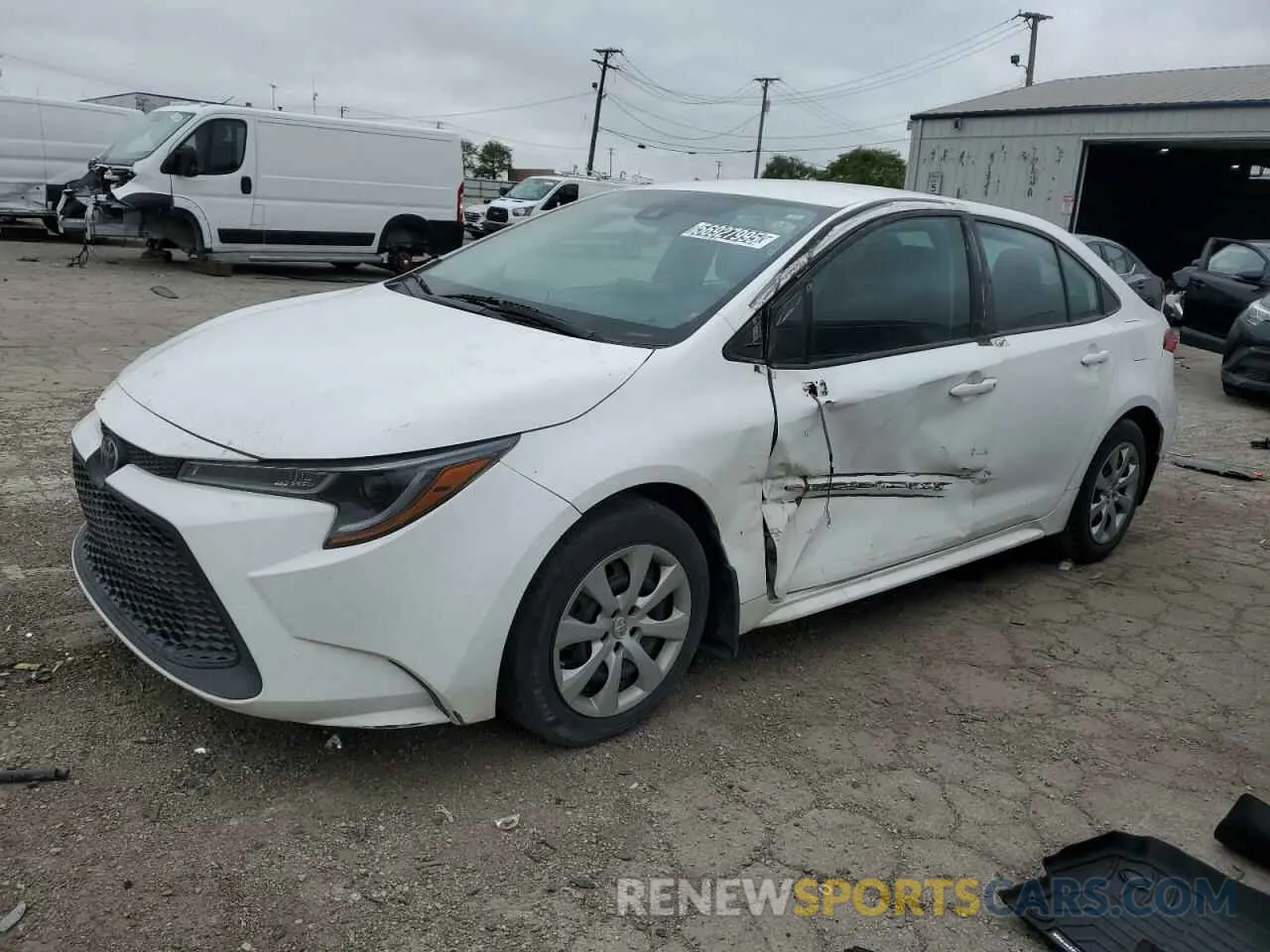 1 Photograph of a damaged car 5YFEPMAEXMP234712 TOYOTA COROLLA 2021