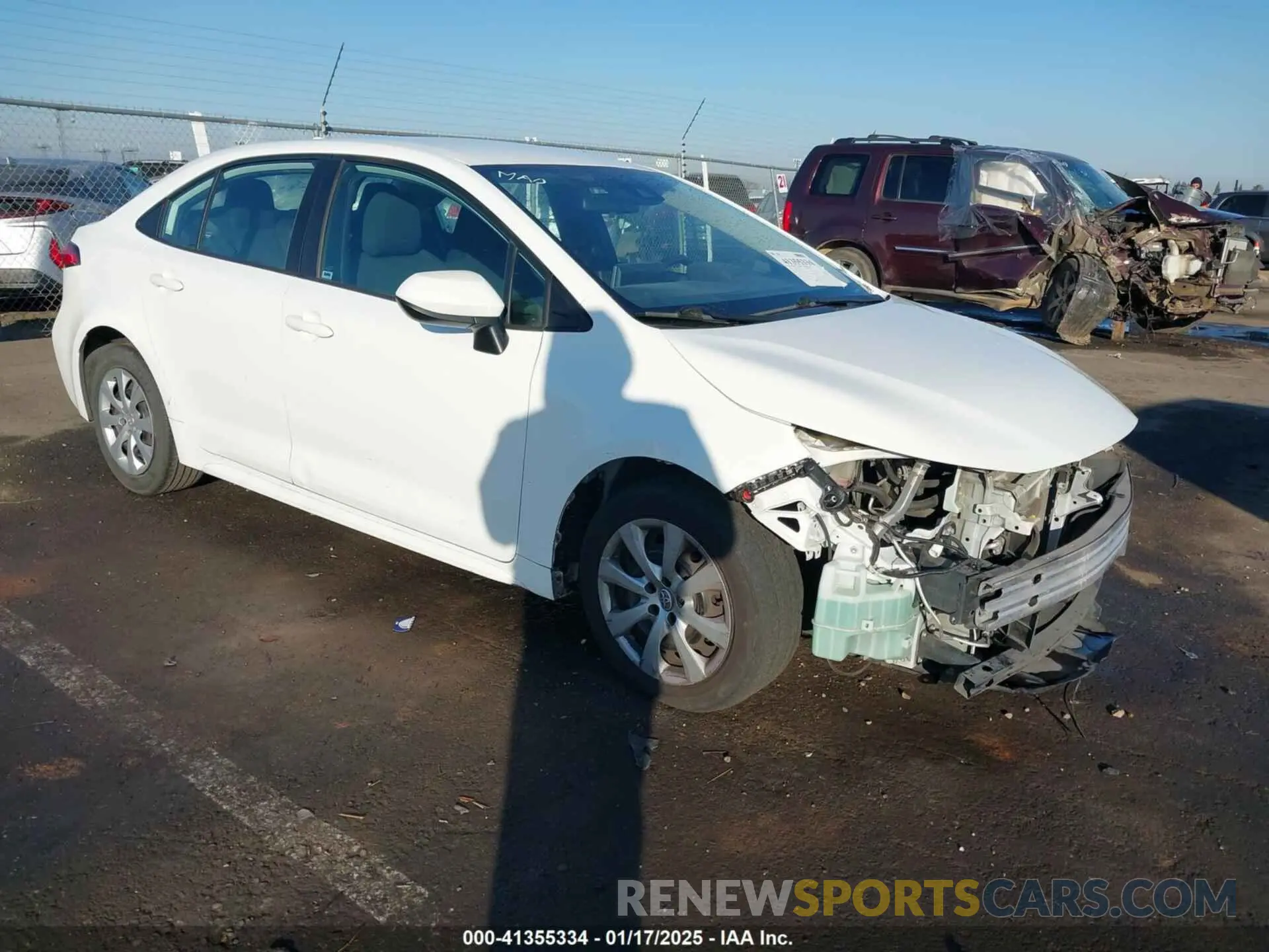 1 Photograph of a damaged car 5YFEPMAEXMP237917 TOYOTA COROLLA 2021
