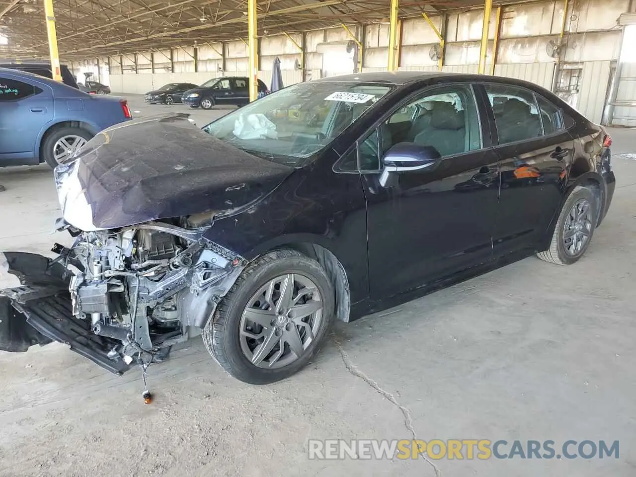 1 Photograph of a damaged car 5YFEPMAEXMP242194 TOYOTA COROLLA 2021