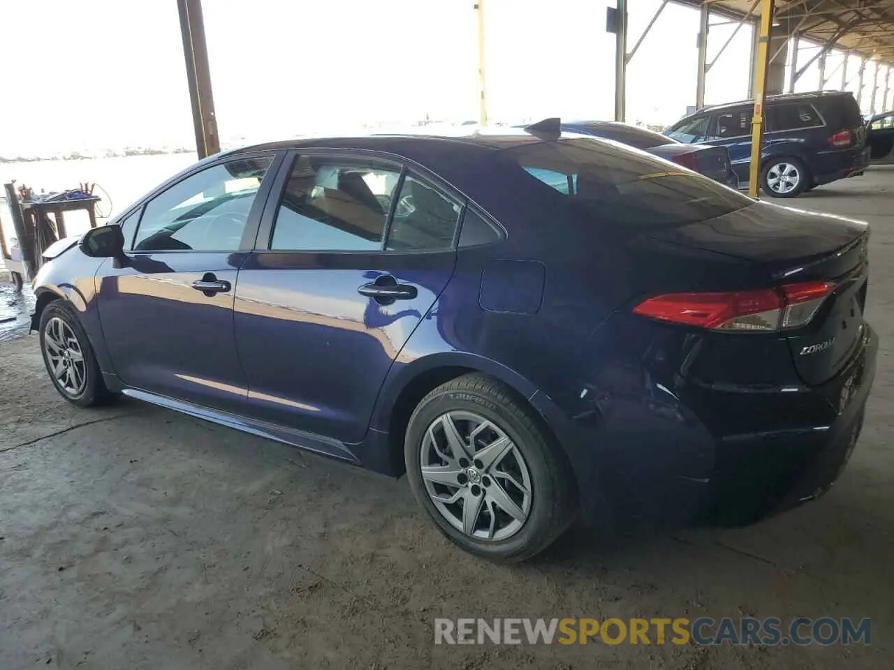 2 Photograph of a damaged car 5YFEPMAEXMP242194 TOYOTA COROLLA 2021
