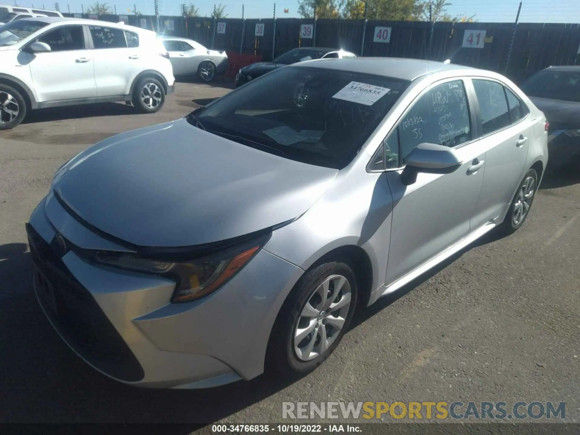 2 Photograph of a damaged car 5YFEPMAEXMP248576 TOYOTA COROLLA 2021