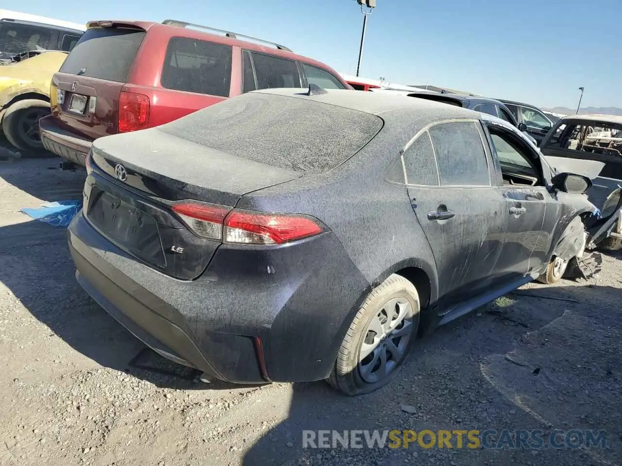 3 Фотография поврежденного автомобиля 5YFEPMAEXMP255480 TOYOTA COROLLA 2021