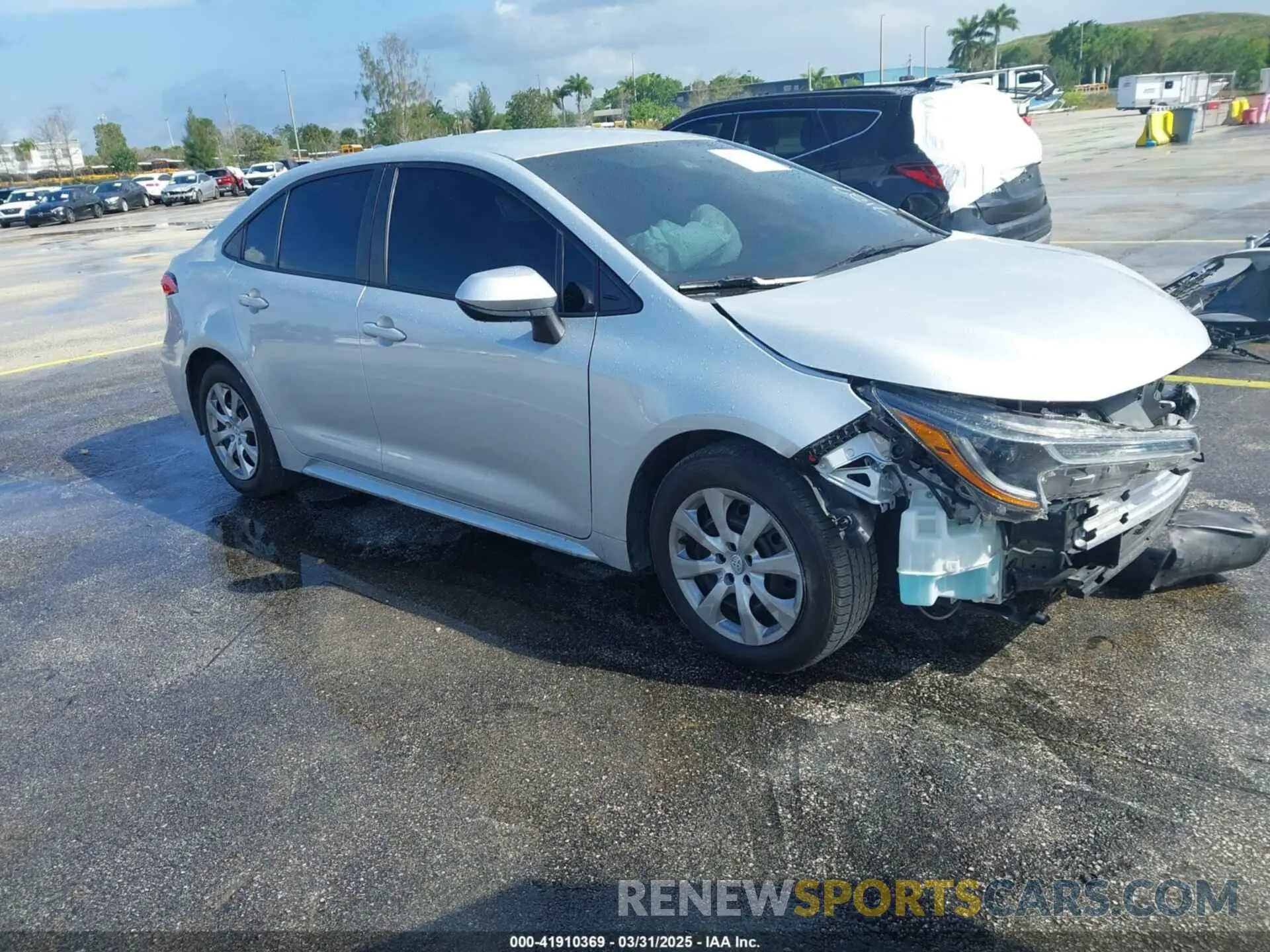1 Photograph of a damaged car 5YFEPMAEXMP267127 TOYOTA COROLLA 2021