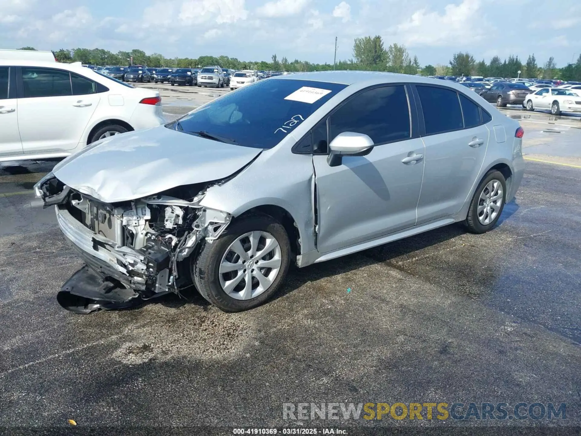 2 Photograph of a damaged car 5YFEPMAEXMP267127 TOYOTA COROLLA 2021
