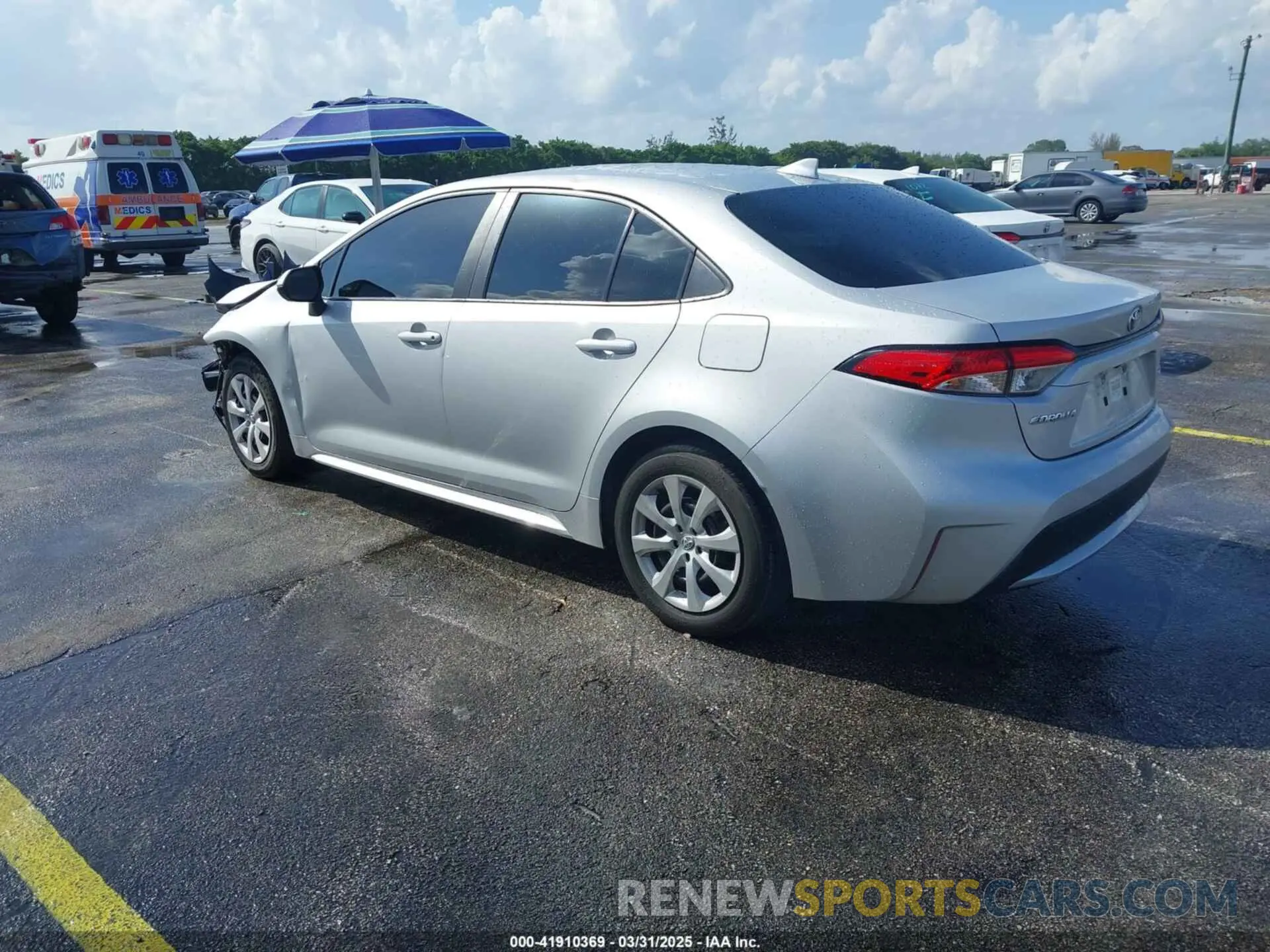 3 Photograph of a damaged car 5YFEPMAEXMP267127 TOYOTA COROLLA 2021