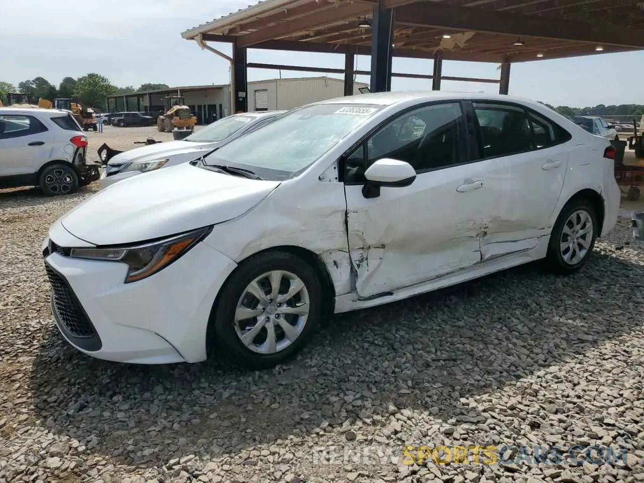1 Photograph of a damaged car 5YFEPMAEXMP268858 TOYOTA COROLLA 2021