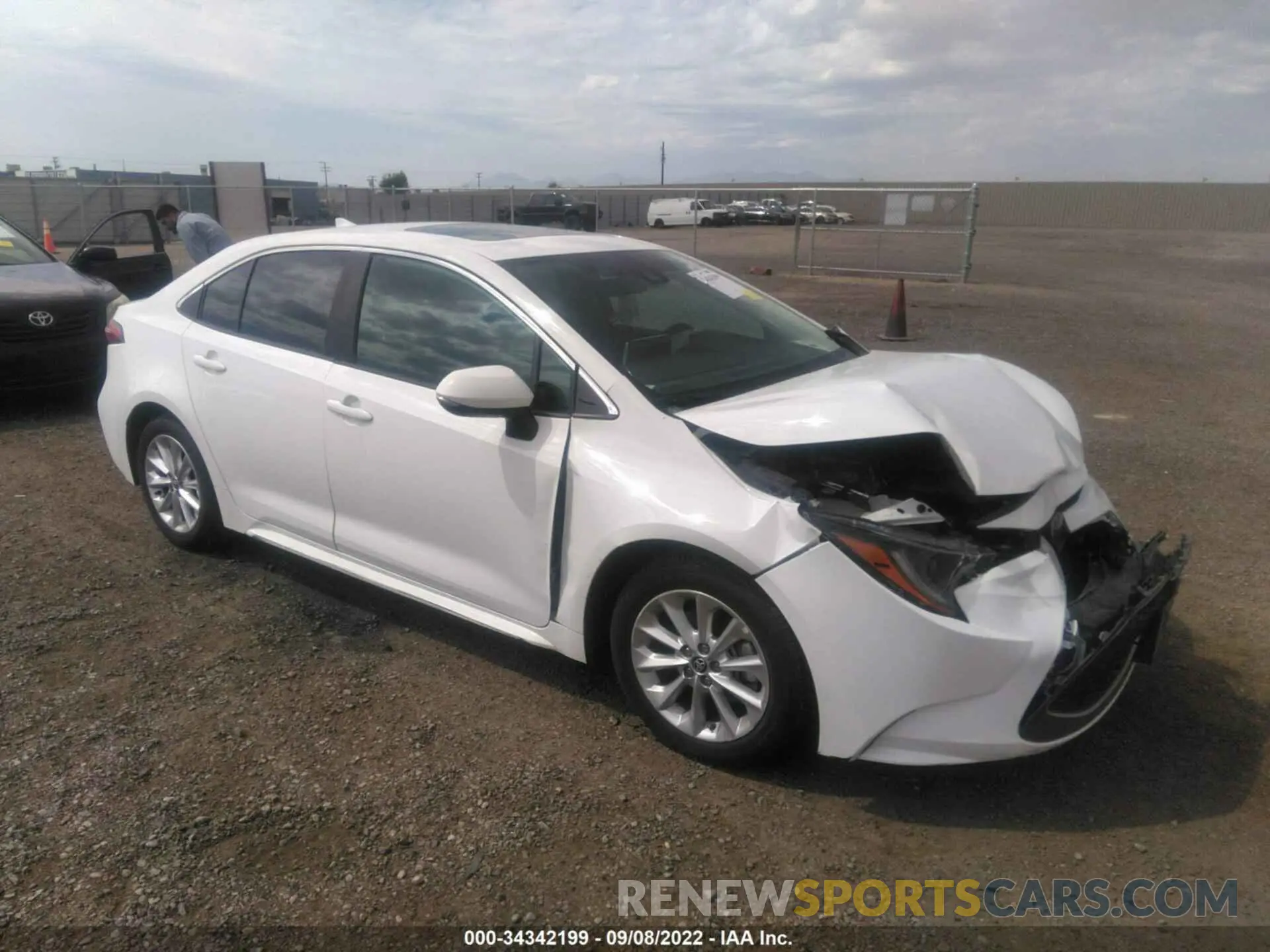 1 Фотография поврежденного автомобиля 5YFFPMAE0MP177344 TOYOTA COROLLA 2021
