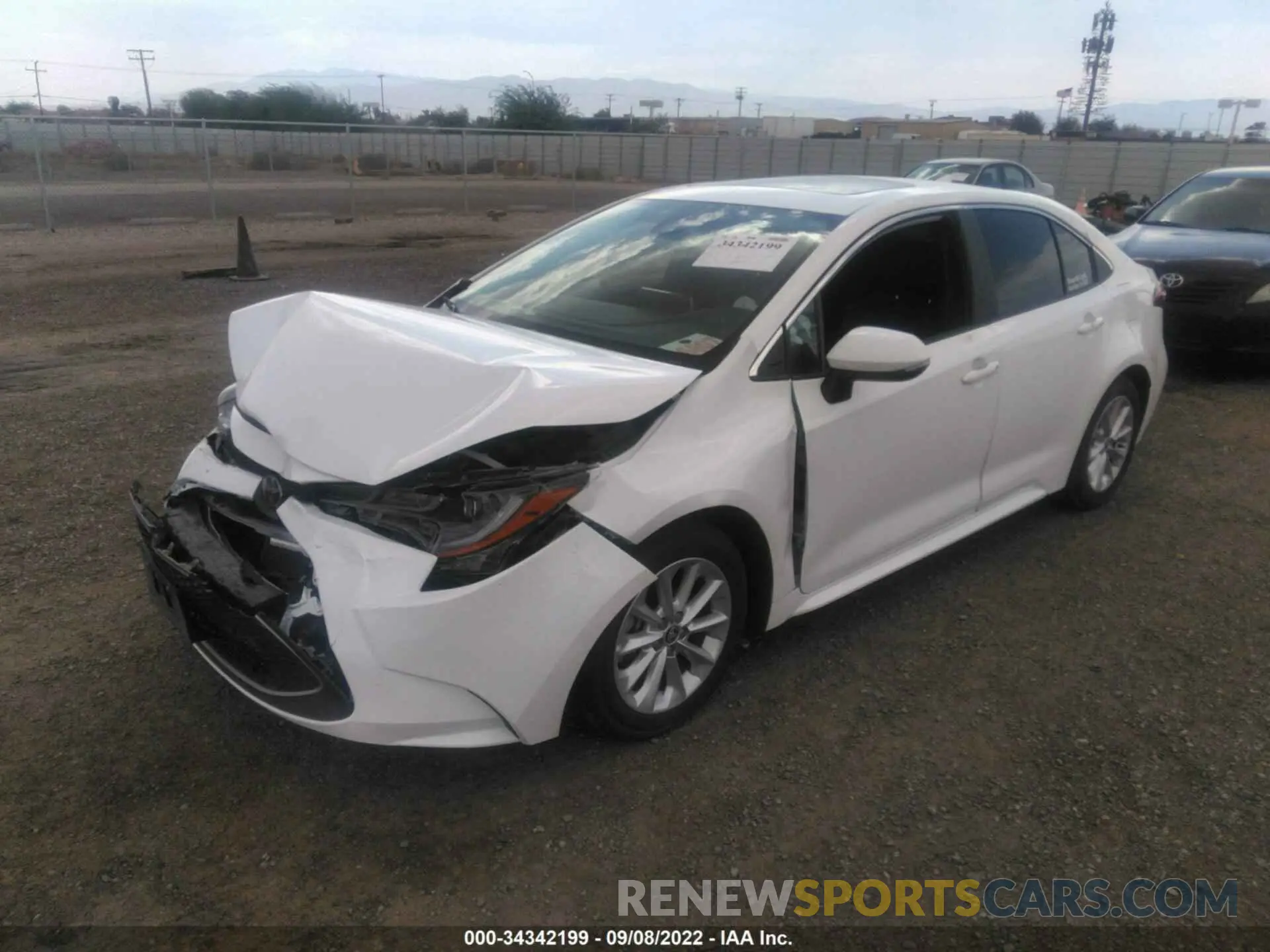 2 Фотография поврежденного автомобиля 5YFFPMAE0MP177344 TOYOTA COROLLA 2021