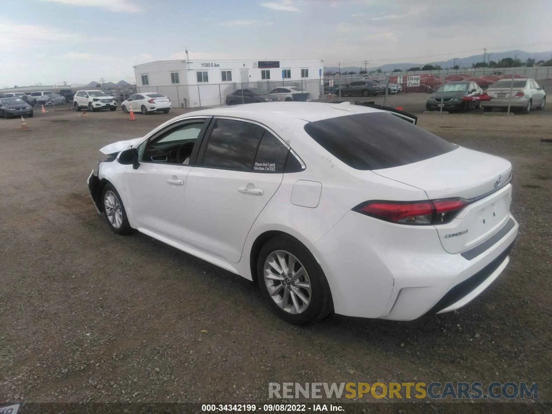 3 Фотография поврежденного автомобиля 5YFFPMAE0MP177344 TOYOTA COROLLA 2021