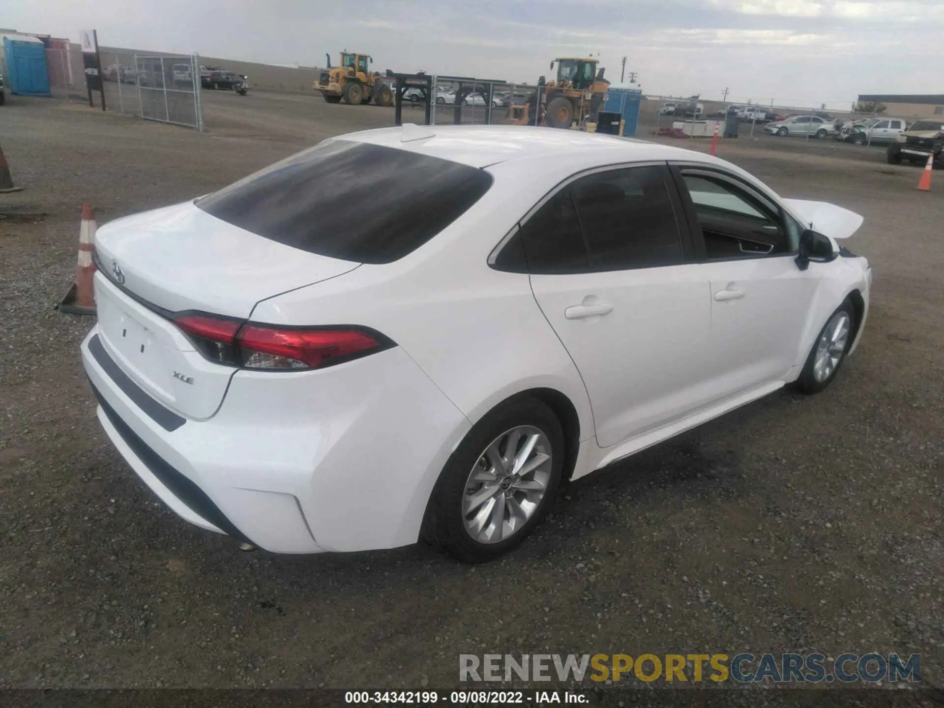 4 Фотография поврежденного автомобиля 5YFFPMAE0MP177344 TOYOTA COROLLA 2021