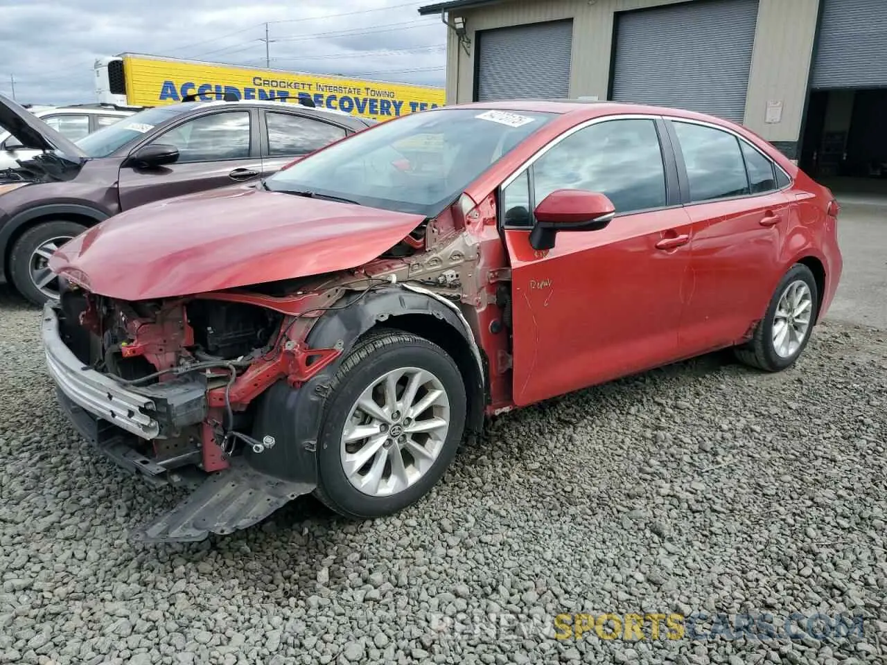 1 Фотография поврежденного автомобиля 5YFFPMAE0MP267593 TOYOTA COROLLA 2021