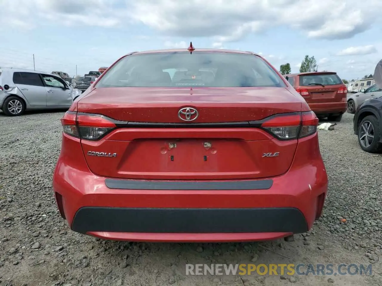 6 Фотография поврежденного автомобиля 5YFFPMAE0MP267593 TOYOTA COROLLA 2021