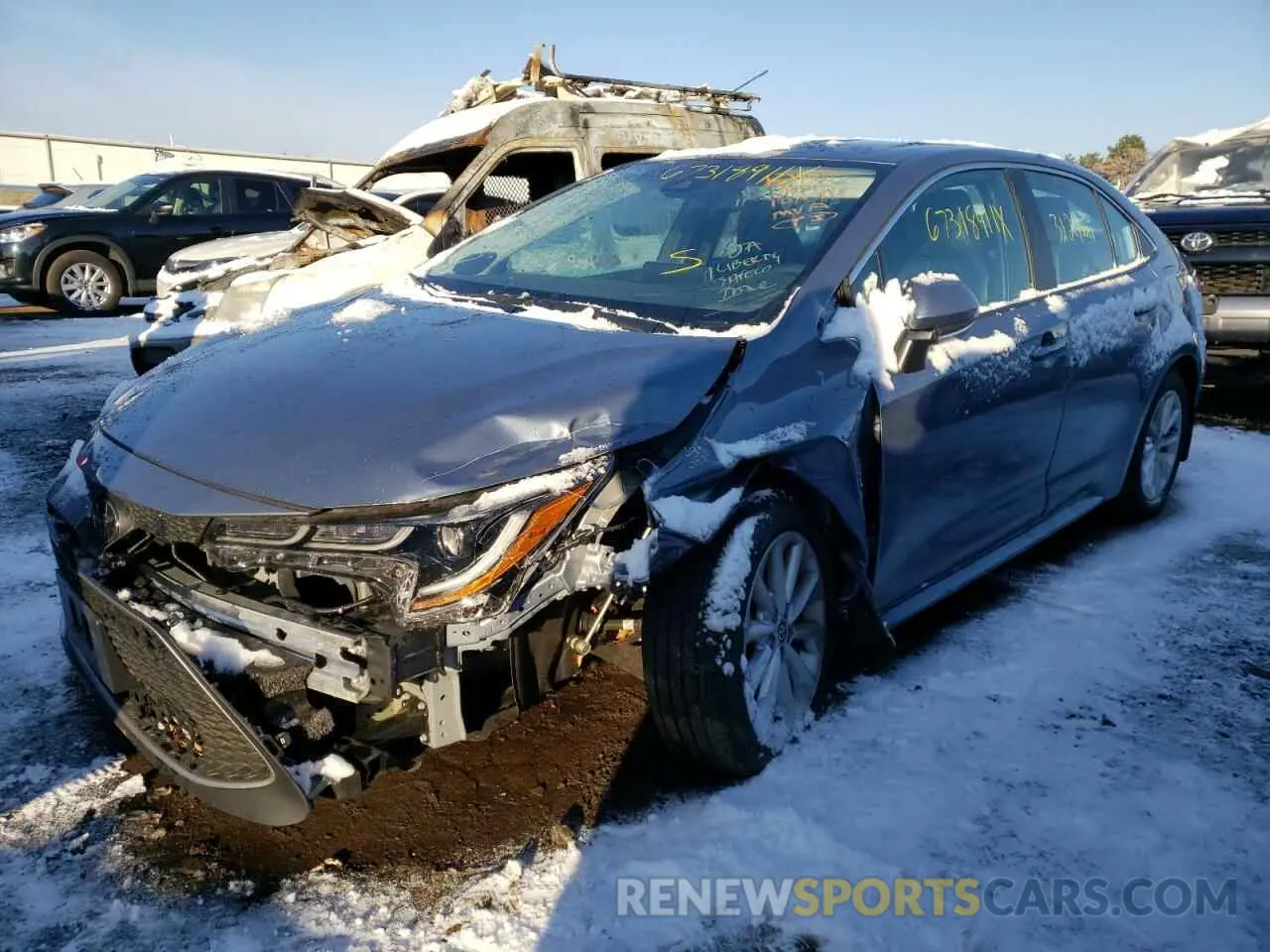 2 Photograph of a damaged car 5YFFPMAE2MP208447 TOYOTA COROLLA 2021