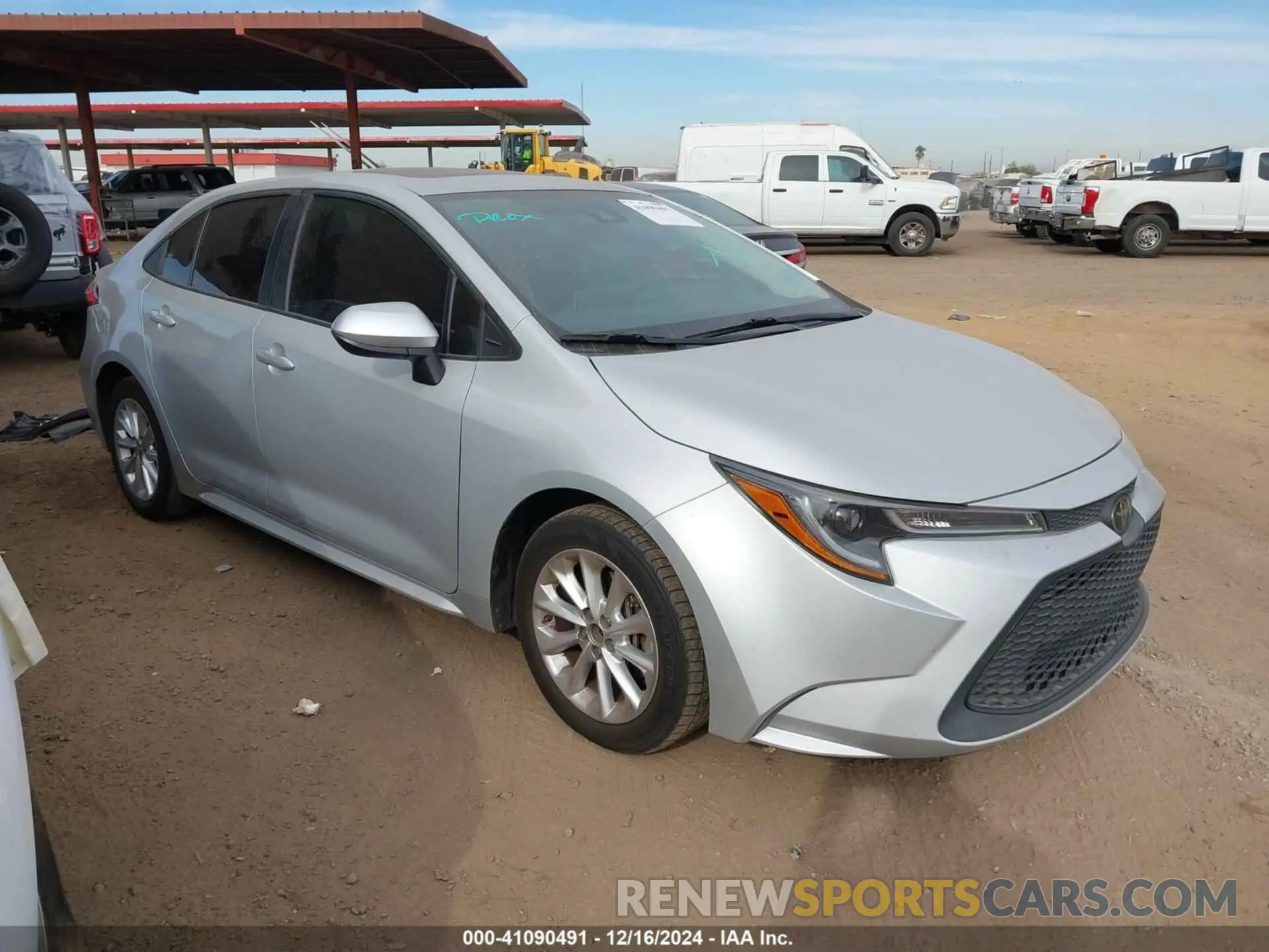 1 Фотография поврежденного автомобиля 5YFHPMAE7MP211224 TOYOTA COROLLA 2021