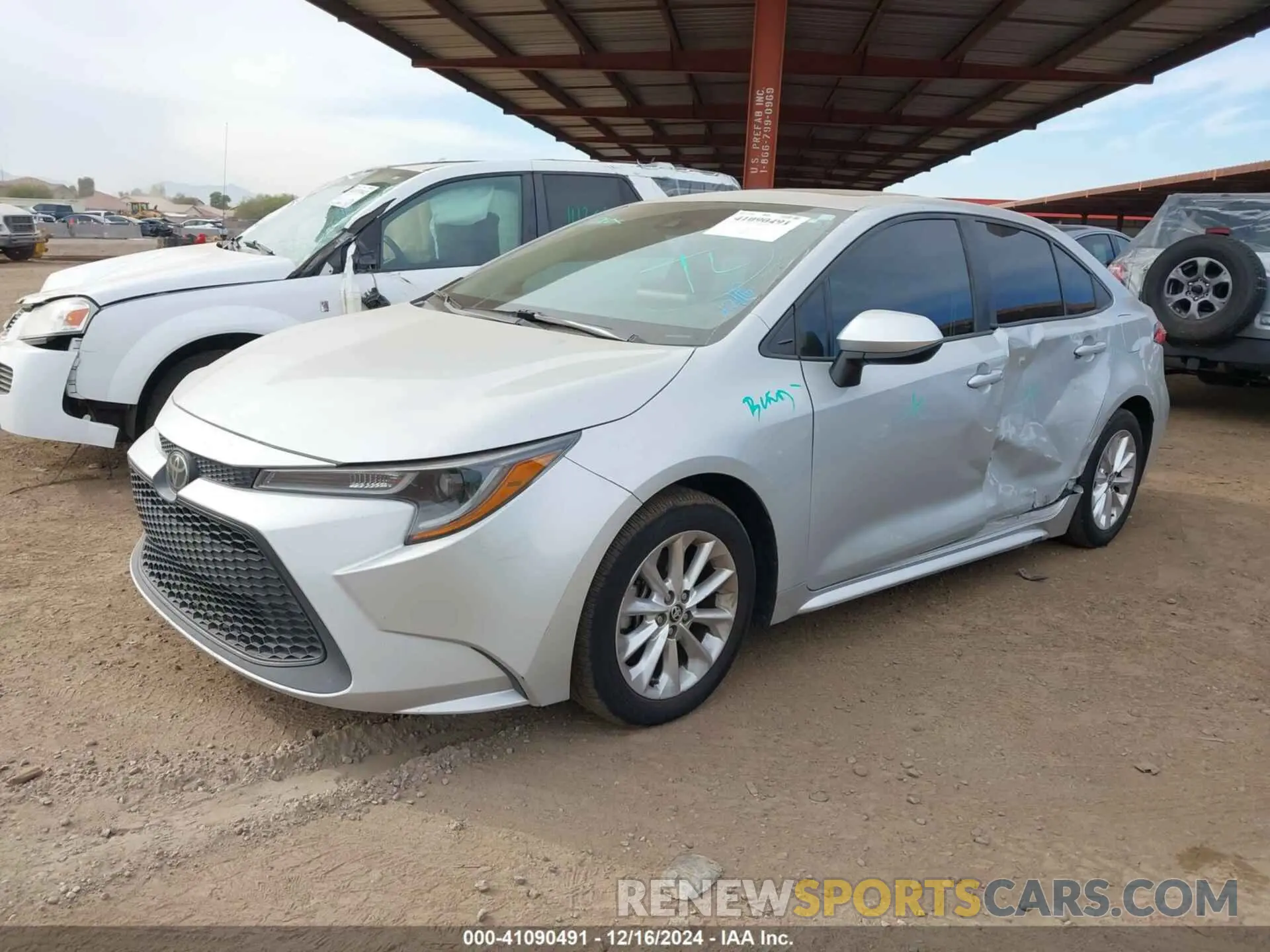 2 Фотография поврежденного автомобиля 5YFHPMAE7MP211224 TOYOTA COROLLA 2021