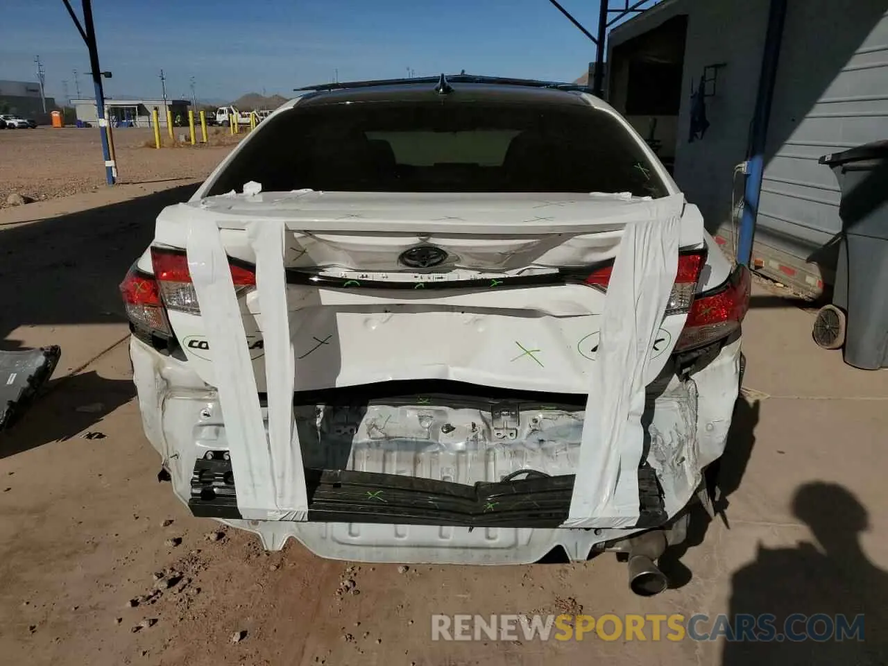 6 Фотография поврежденного автомобиля 5YFM4MCE1MP077900 TOYOTA COROLLA 2021