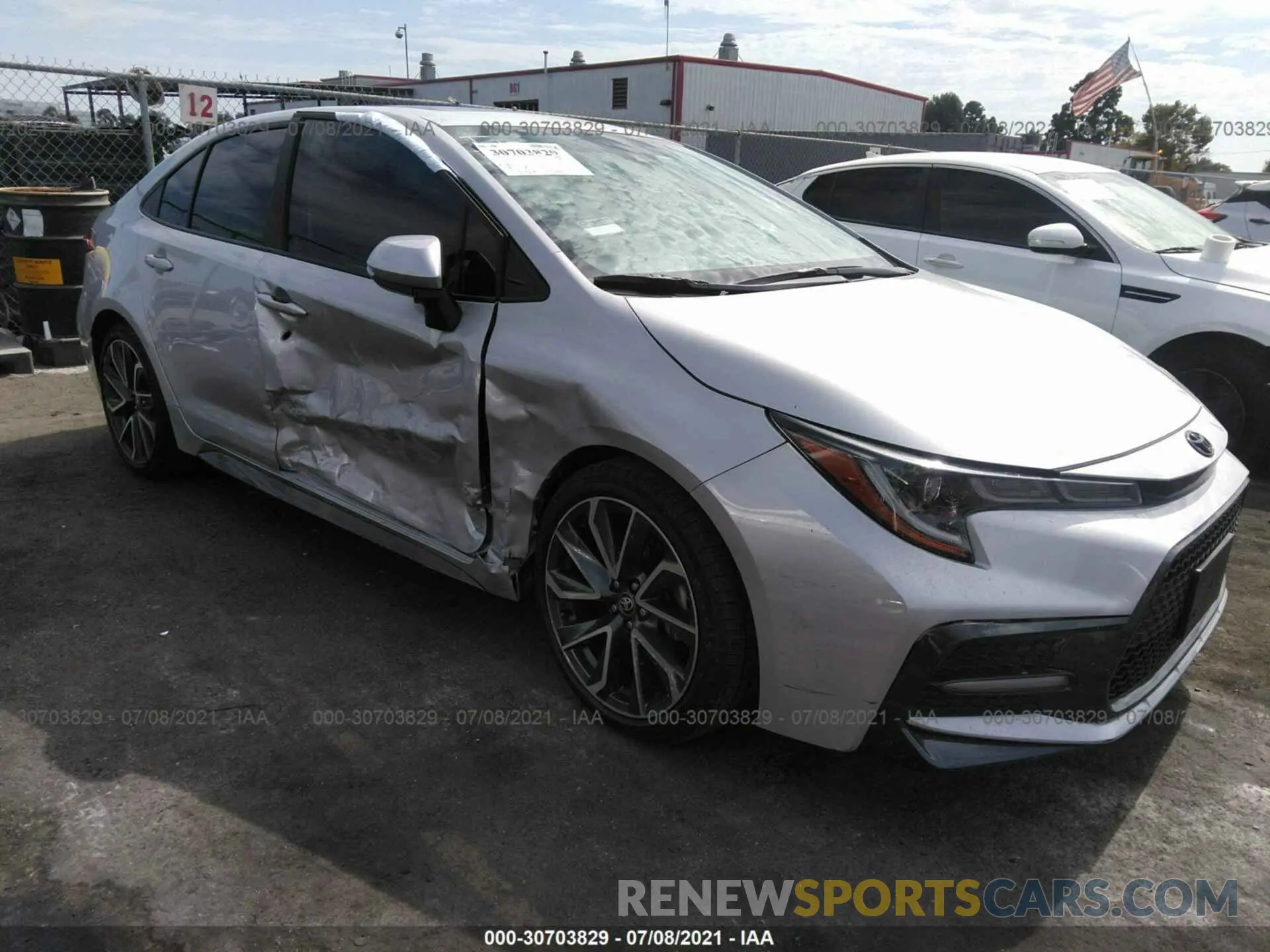 6 Photograph of a damaged car 5YFM4MCE2MP059311 TOYOTA COROLLA 2021
