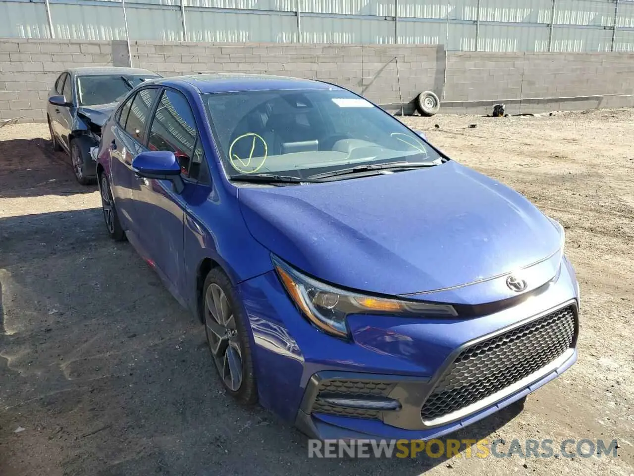 1 Фотография поврежденного автомобиля 5YFP4MCE5MP065343 TOYOTA COROLLA 2021