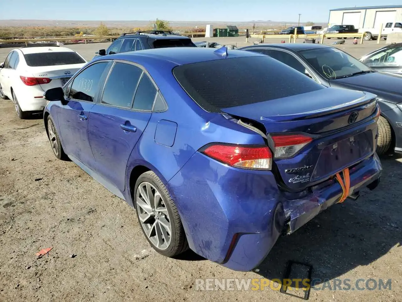 3 Фотография поврежденного автомобиля 5YFP4MCE5MP065343 TOYOTA COROLLA 2021