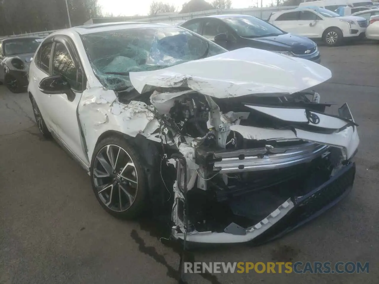 1 Photograph of a damaged car 5YFP4MCE6MP088985 TOYOTA COROLLA 2021