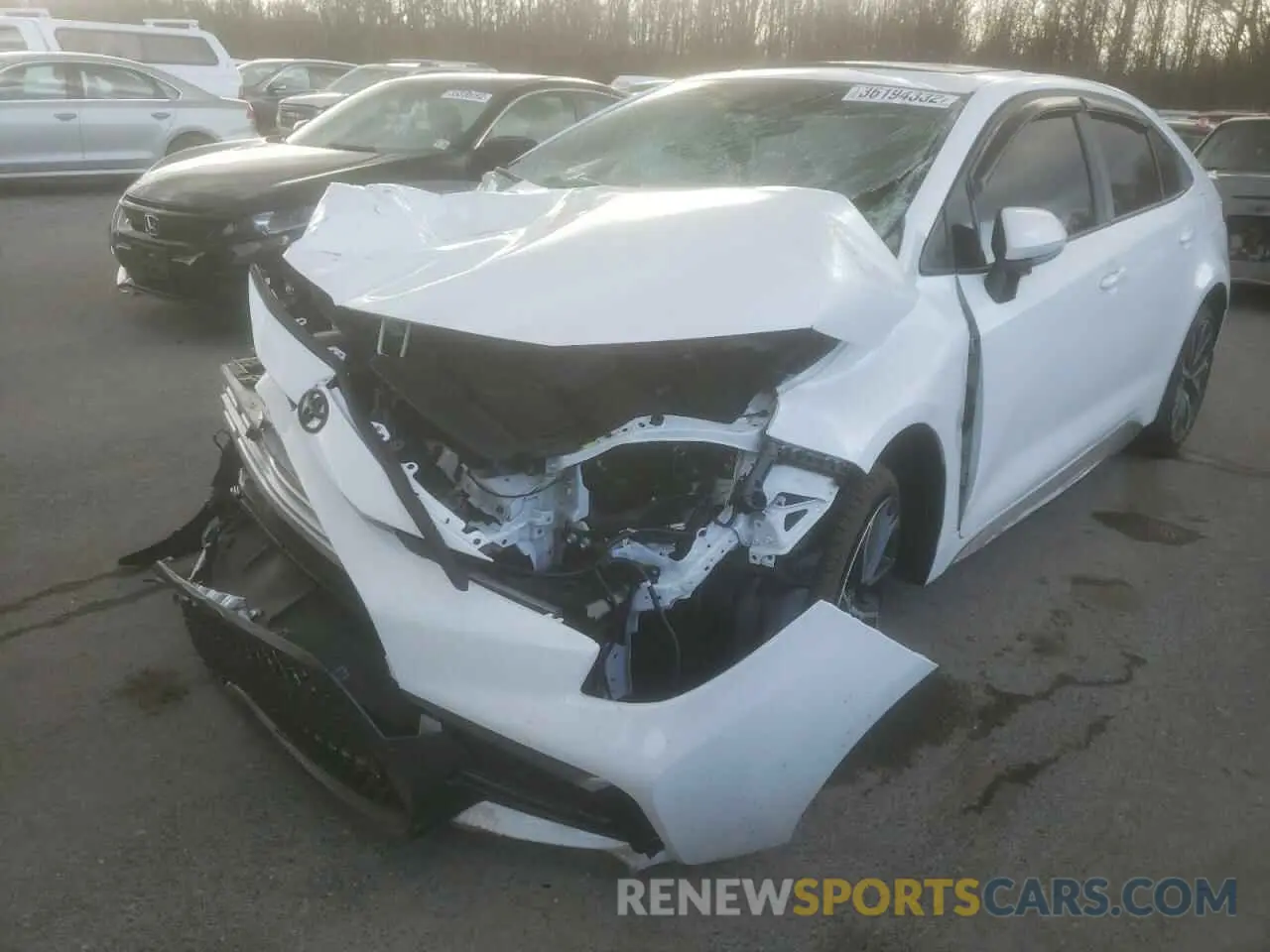 2 Photograph of a damaged car 5YFP4MCE6MP088985 TOYOTA COROLLA 2021