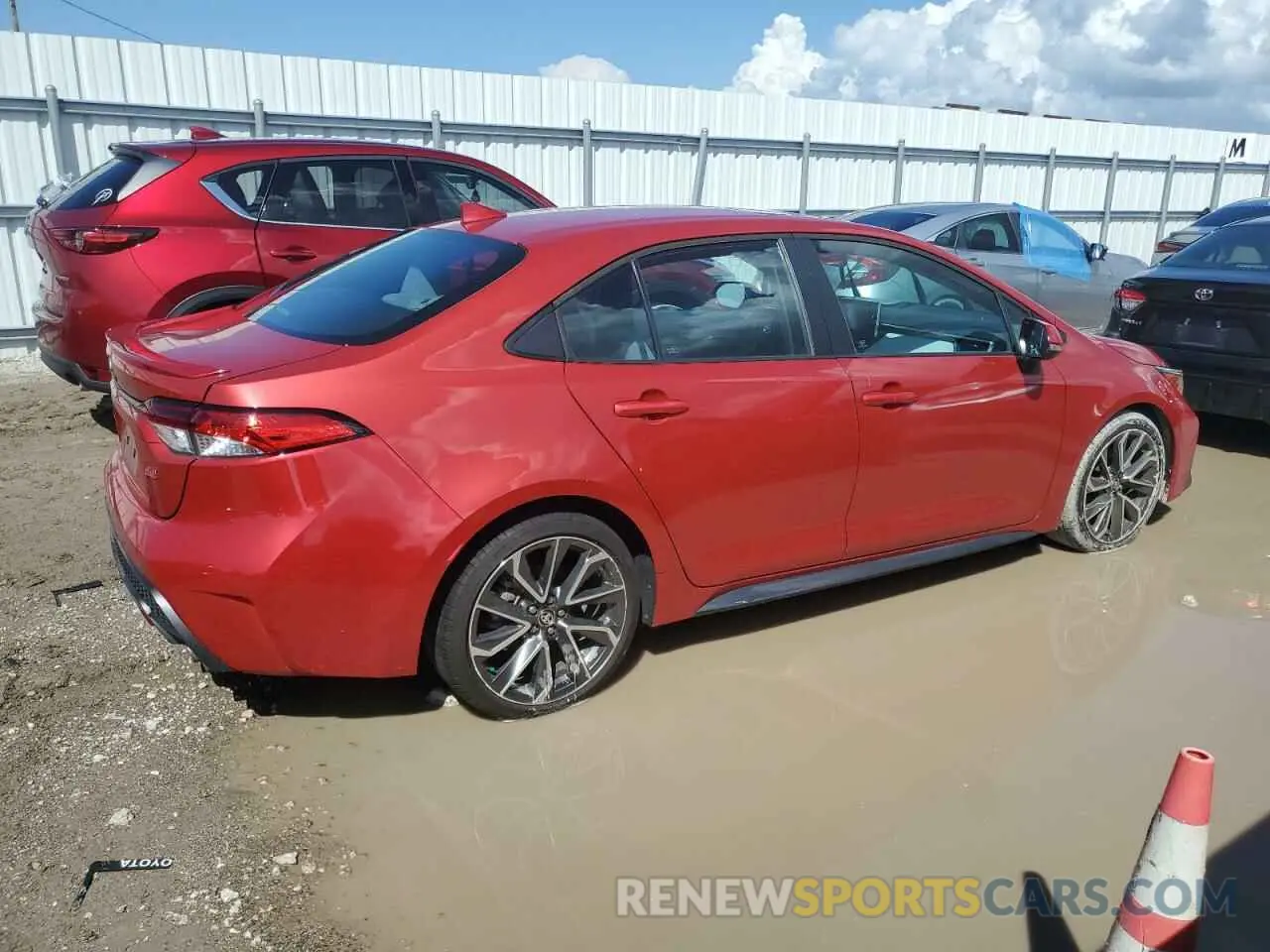 3 Photograph of a damaged car 5YFP4MCE6MP090137 TOYOTA COROLLA 2021