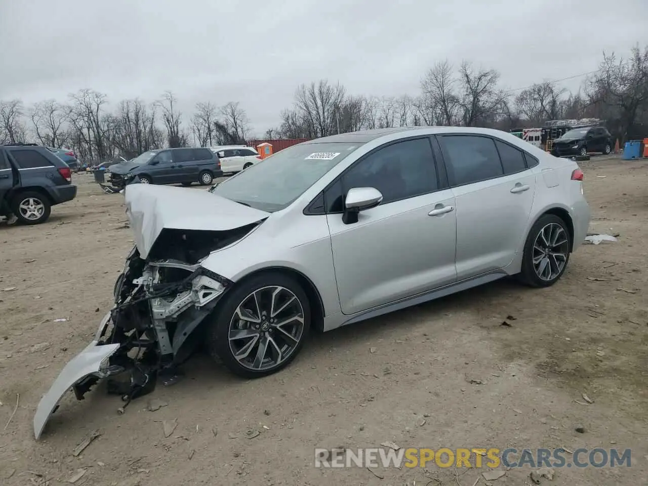 1 Фотография поврежденного автомобиля 5YFP4MCE8MP073677 TOYOTA COROLLA 2021