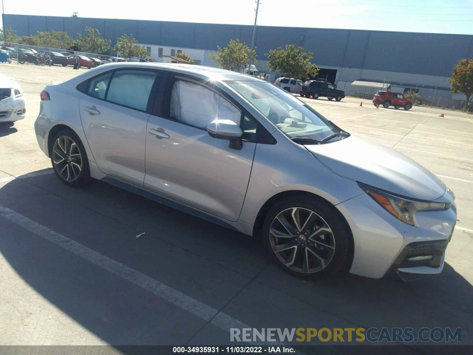 1 Фотография поврежденного автомобиля 5YFP4MCE8MP074957 TOYOTA COROLLA 2021