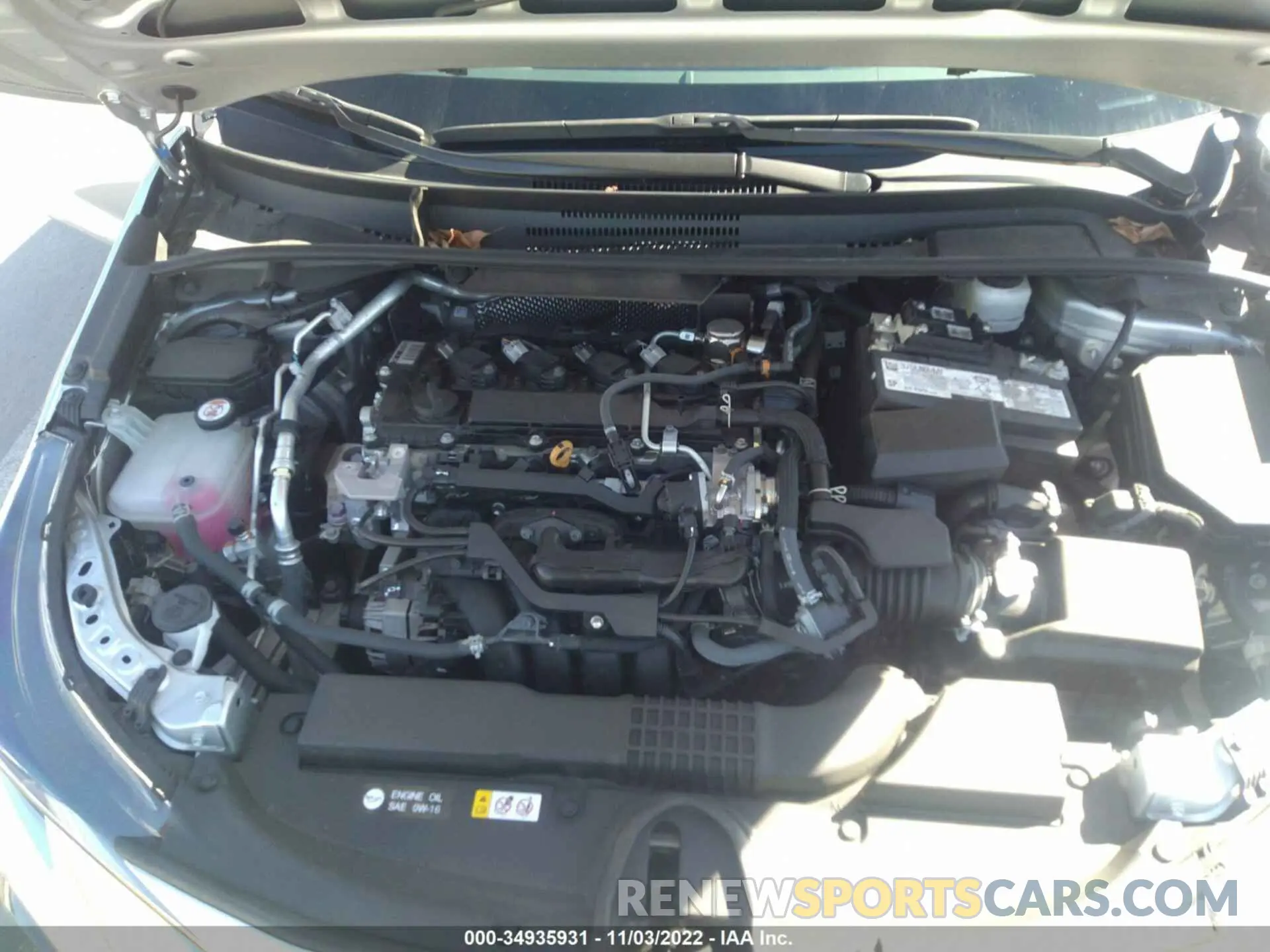 10 Фотография поврежденного автомобиля 5YFP4MCE8MP074957 TOYOTA COROLLA 2021