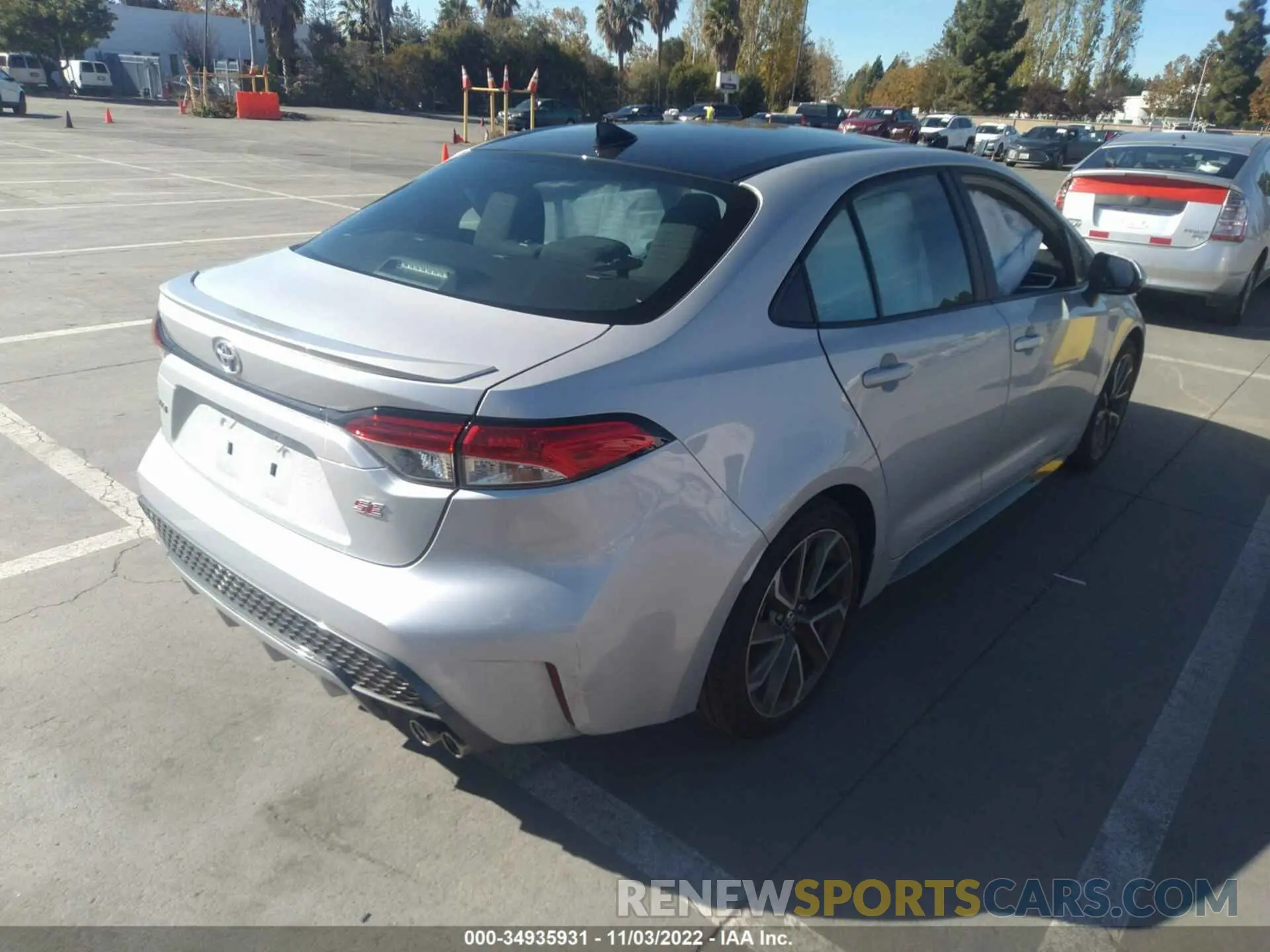 4 Фотография поврежденного автомобиля 5YFP4MCE8MP074957 TOYOTA COROLLA 2021