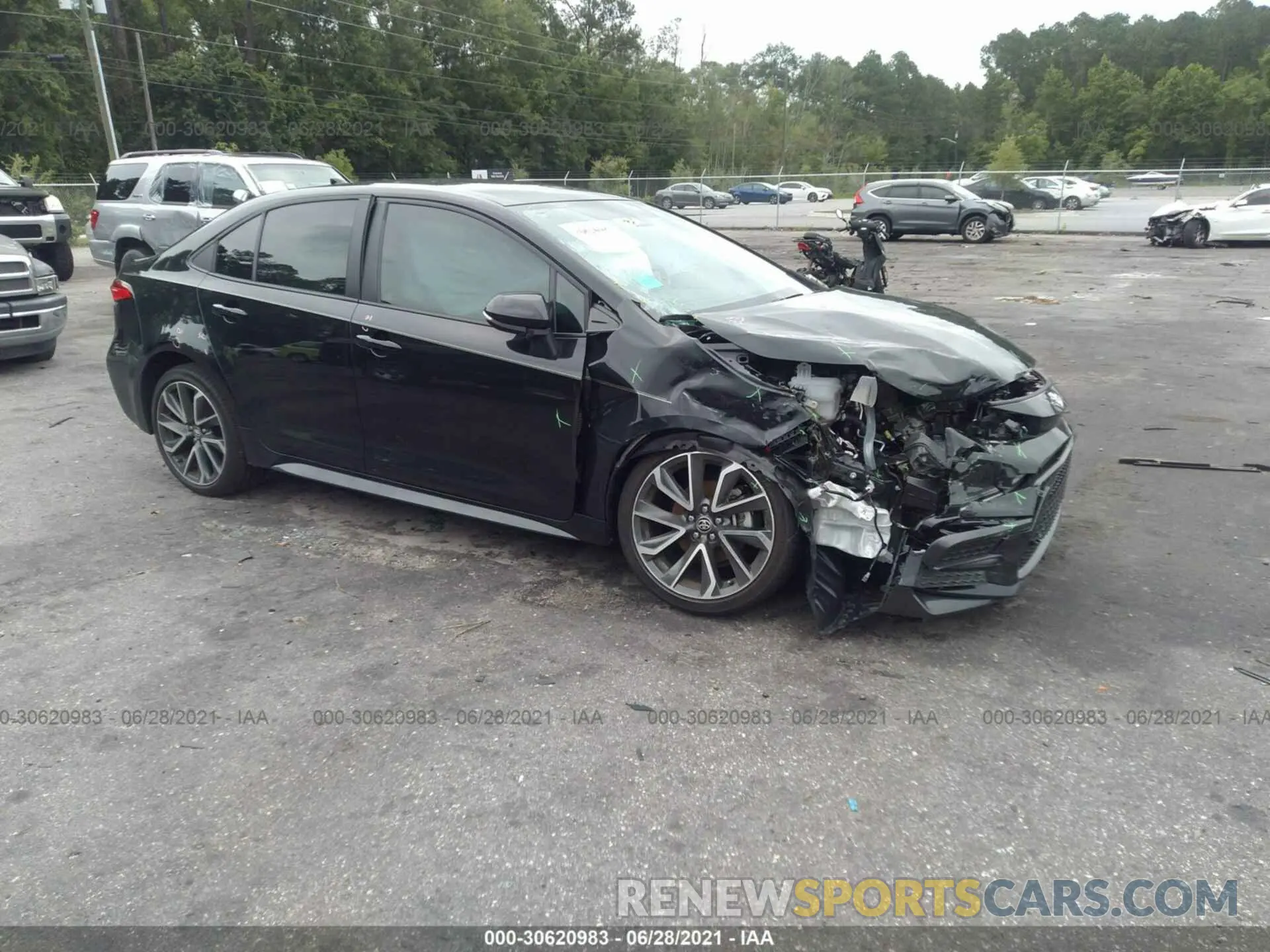 1 Photograph of a damaged car 5YFS4MCE0MP058830 TOYOTA COROLLA 2021