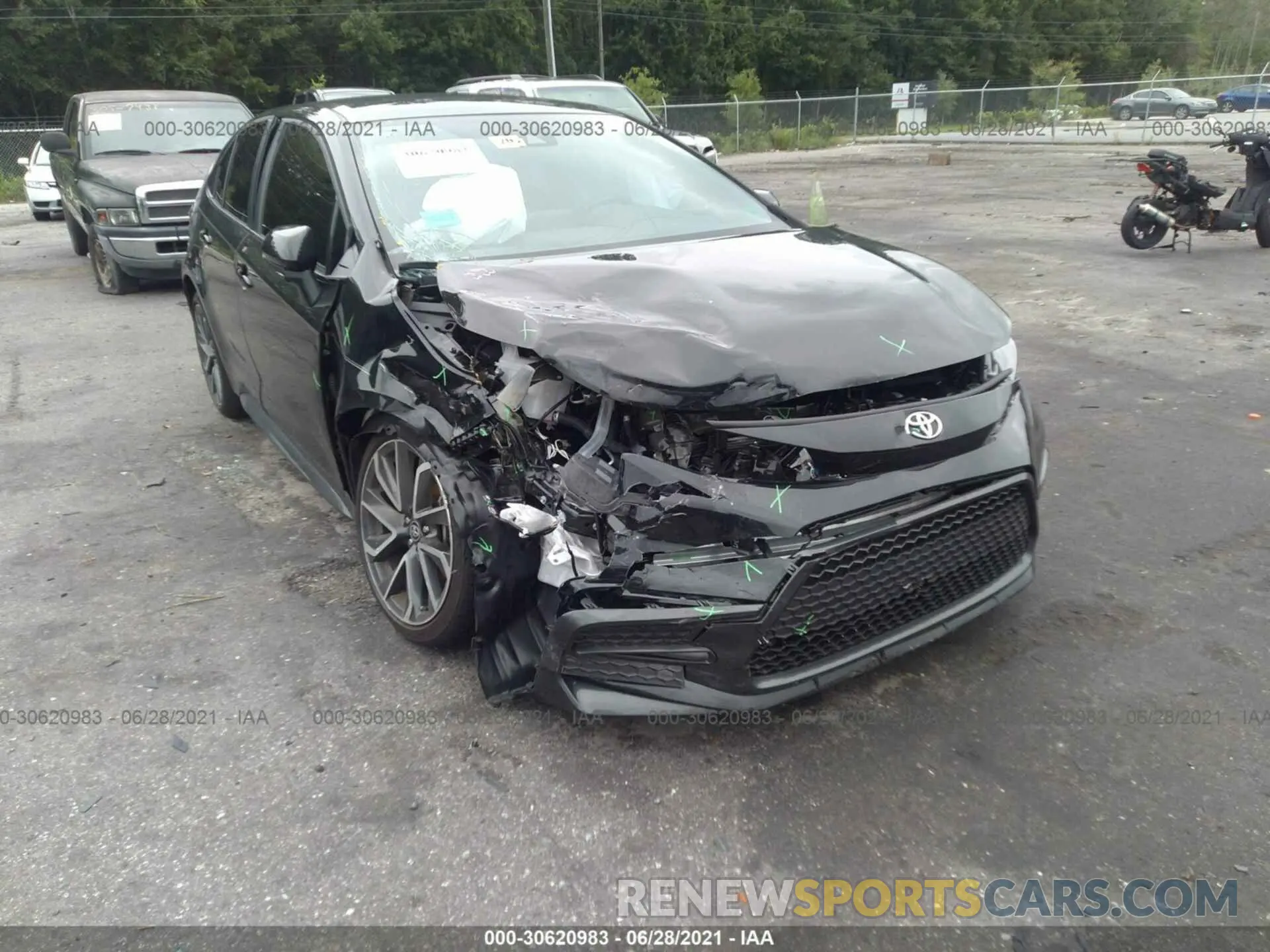 6 Photograph of a damaged car 5YFS4MCE0MP058830 TOYOTA COROLLA 2021